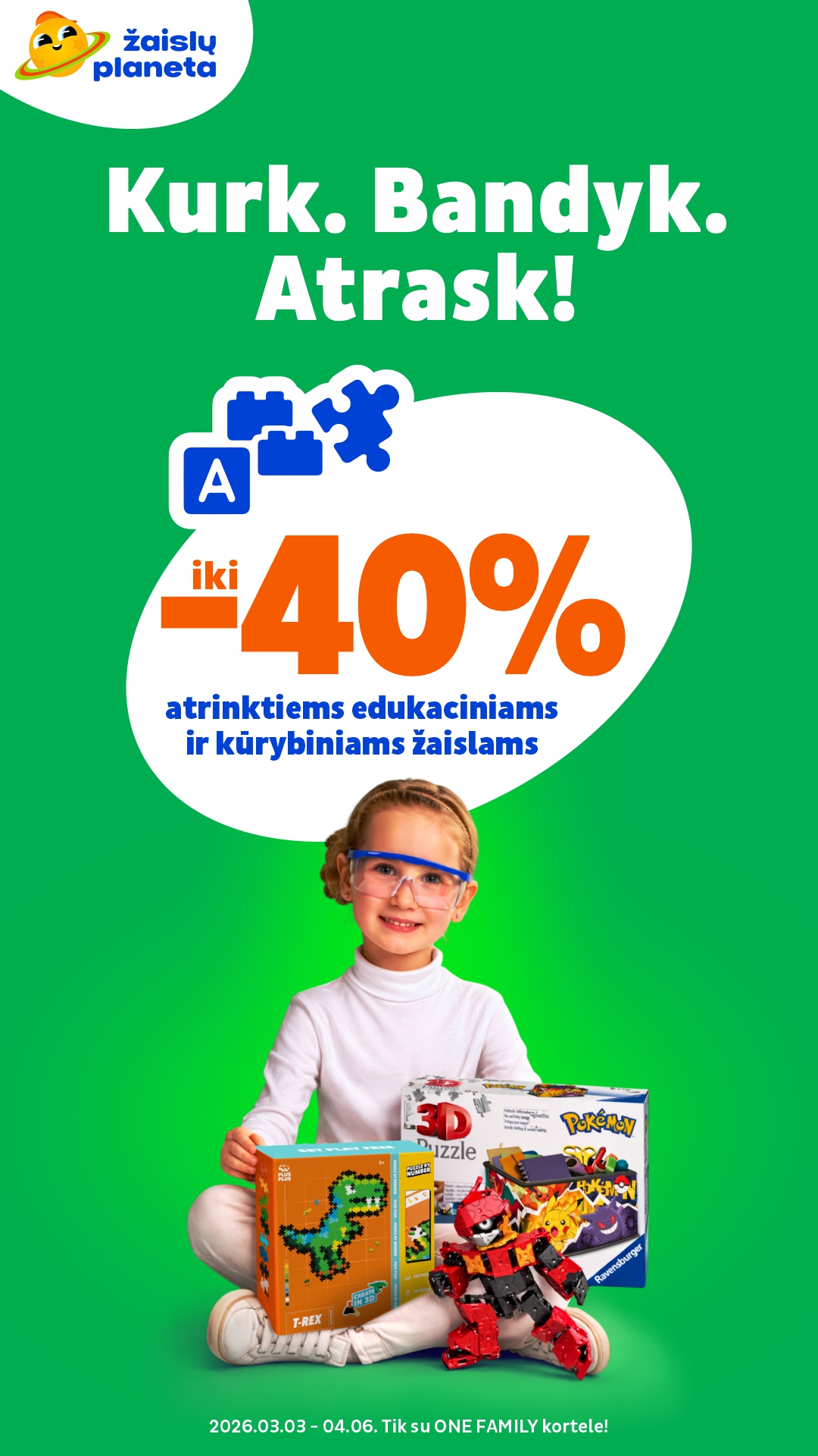Žaislų Planeta Lietuva Facebook ad