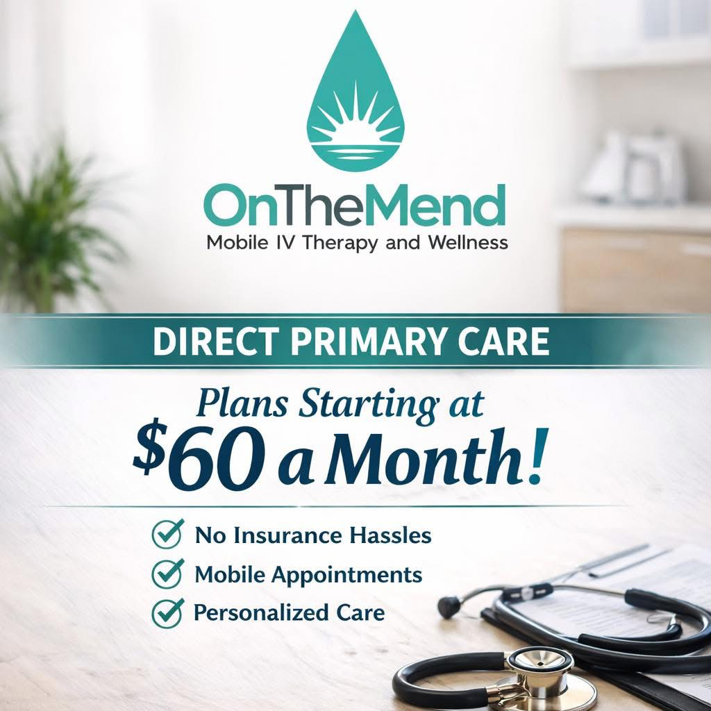 On The Mend Mobile IV Therapy & Wellness  Facebook ad