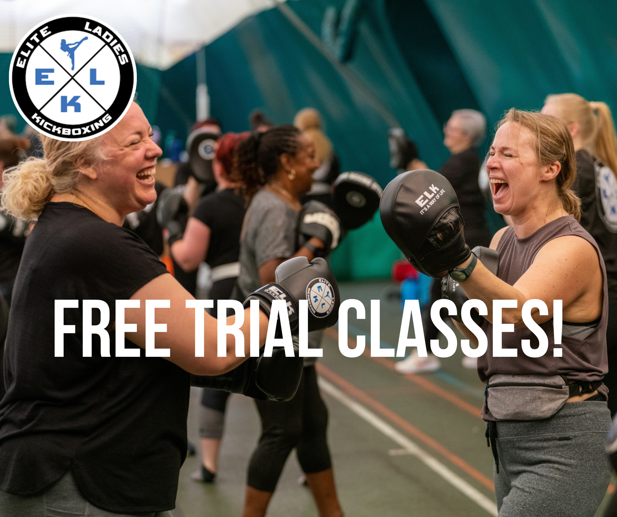 Elite Ladies Kickboxing with Becky Facebook ad from Apr 23, 2026