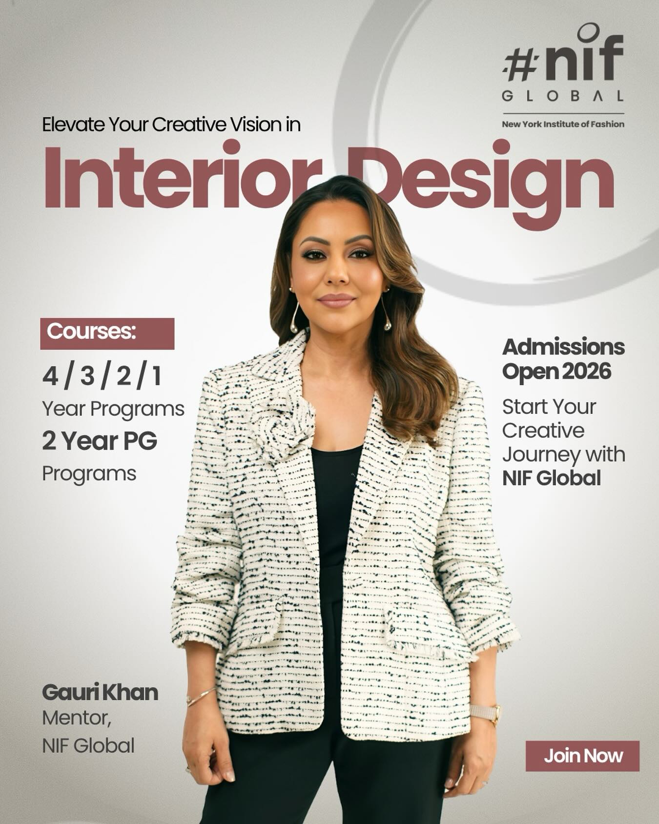 NIF Global Facebook ad: NIF Global: Premier Fashion, Interior Design, Management &…