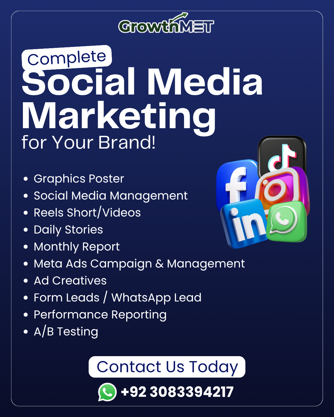 Growth Met Facebook ad