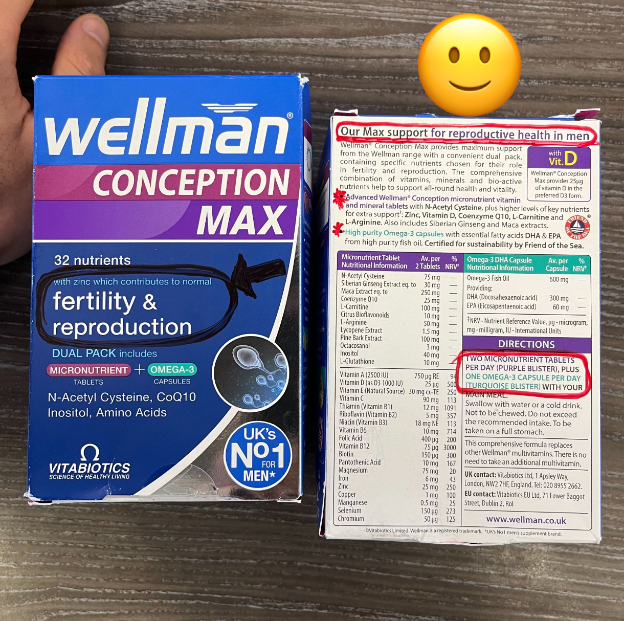Vitabiotics Facebook ad