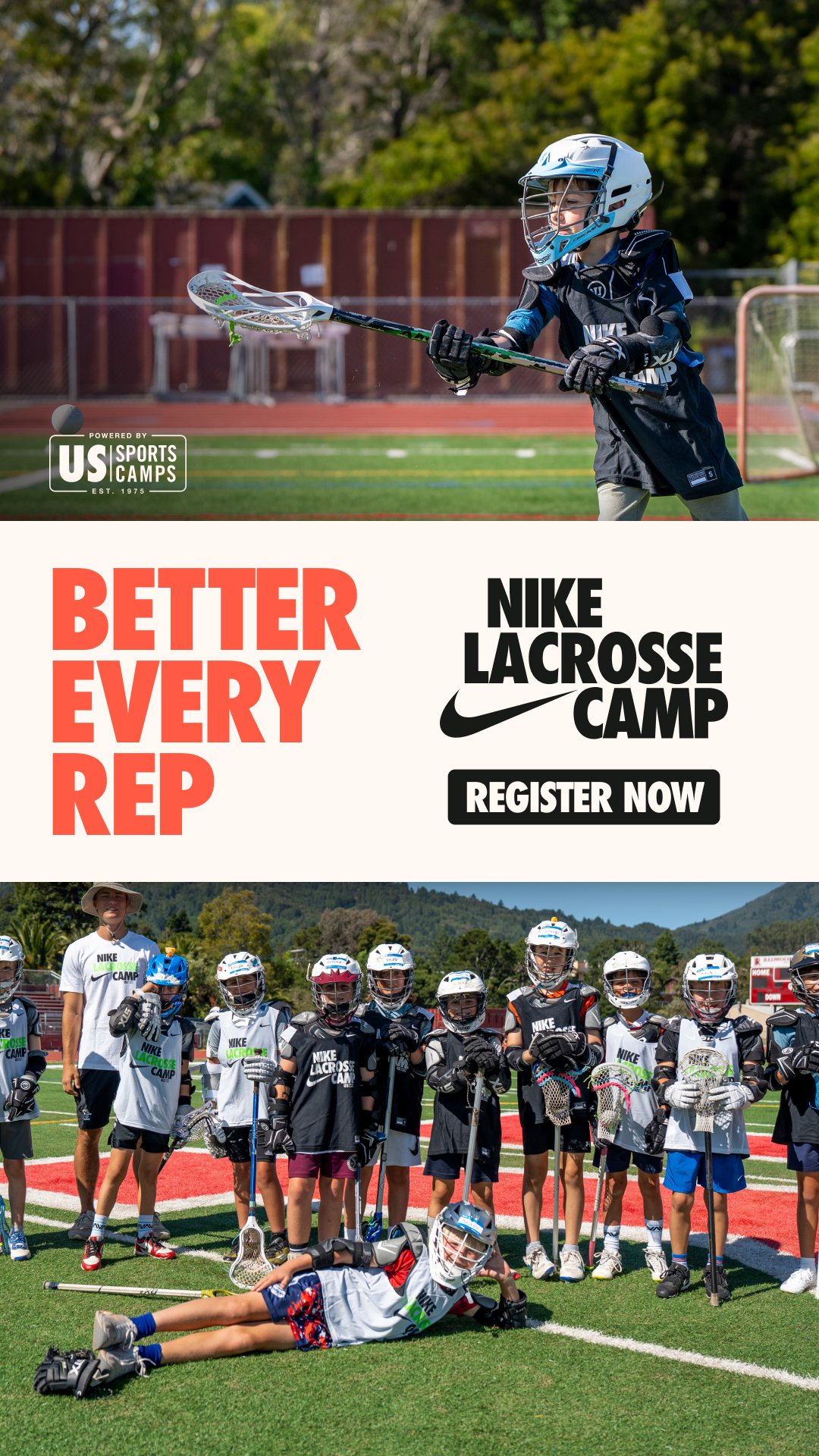 US Sports Camps - NIKE Sports Camps Facebook ad