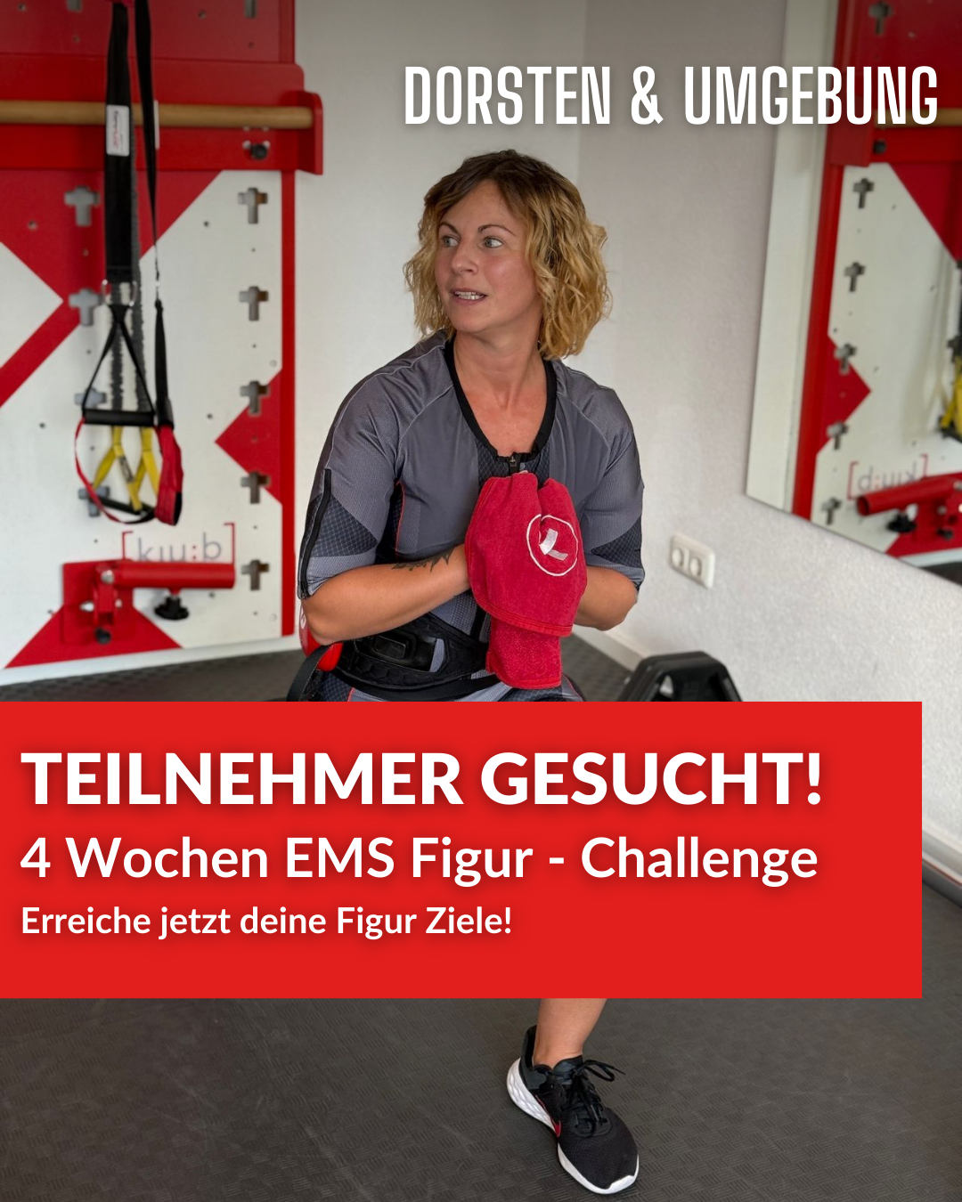 XBody Club Dorsten - EMS Personaltrainingsstudio Facebook ad: 4 Wochen EMS-Figur Challenge