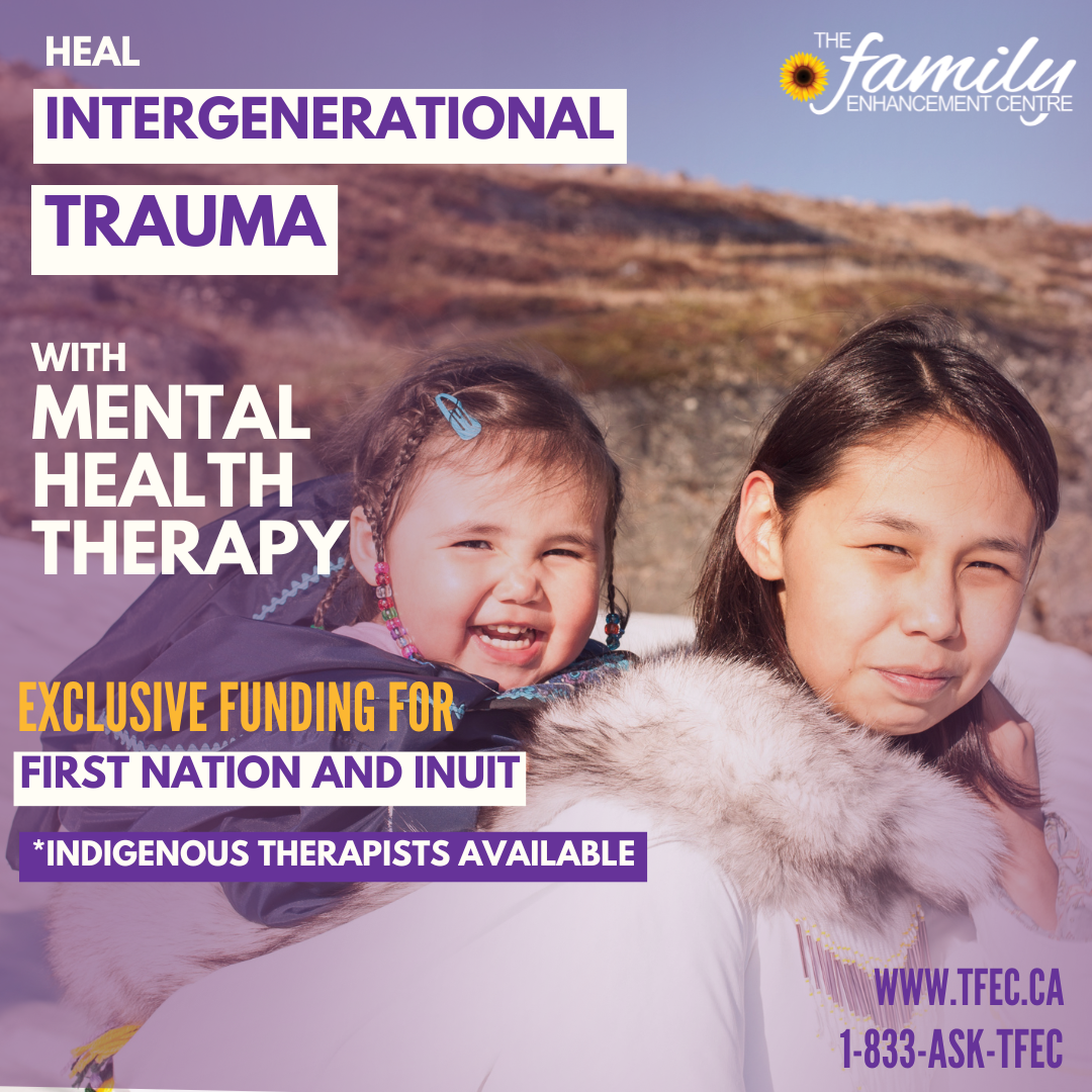 The Family Enhancement Centre Facebook ad: NIHB Counselling for First Nations & Inuit