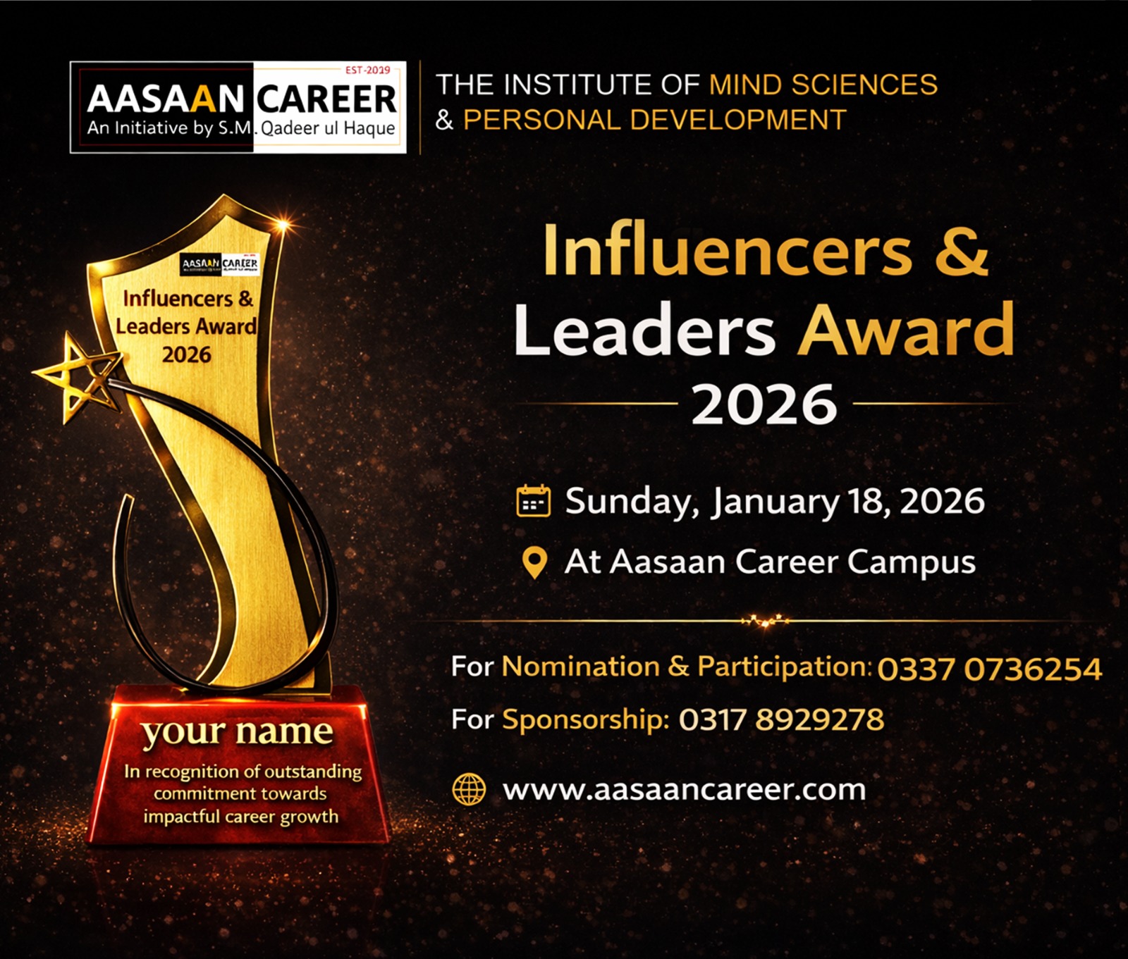 Aasaan Career Facebook ad: Chat with us