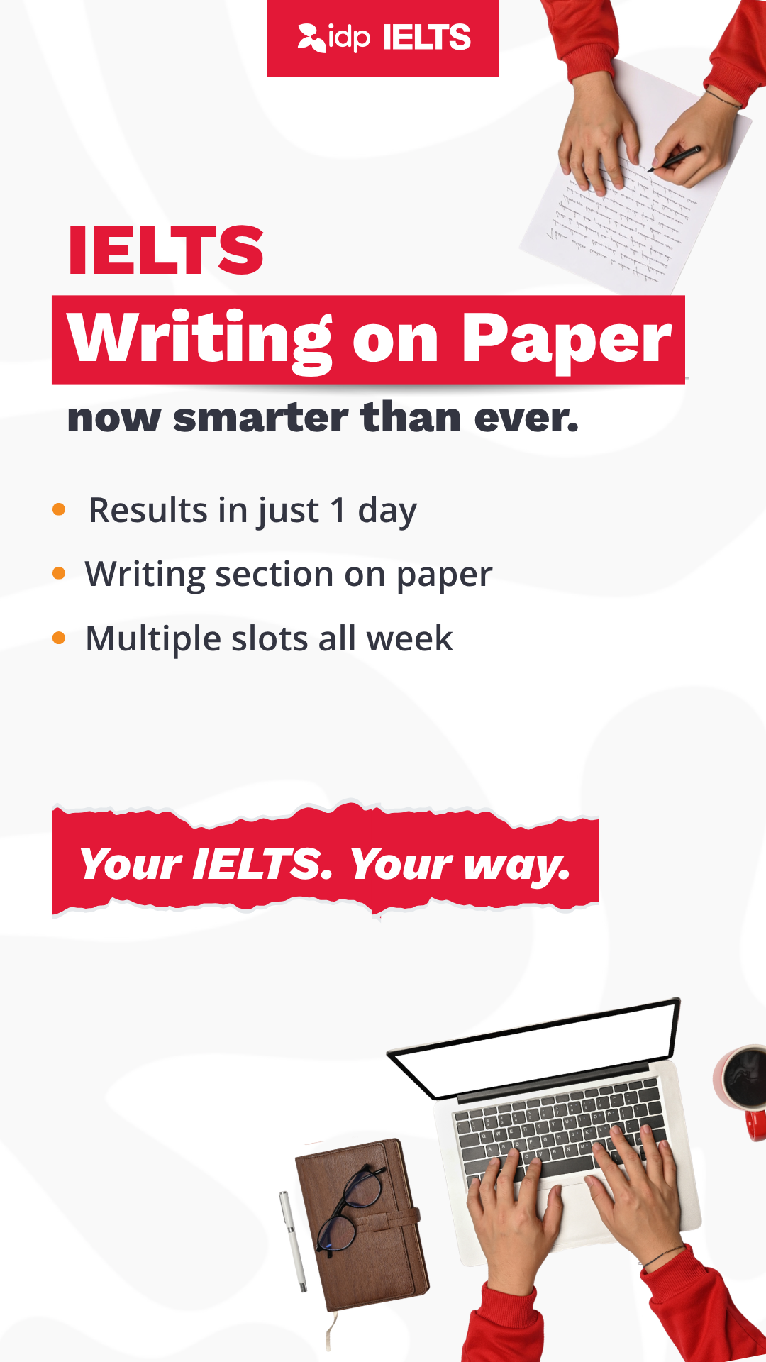 IELTS Essentials from IDP - NP Facebook ad