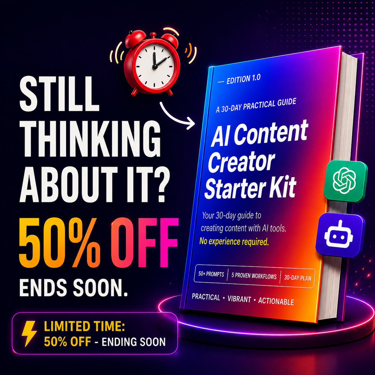 Creator Lab Facebook ad: Your AI Creator System Is Ready