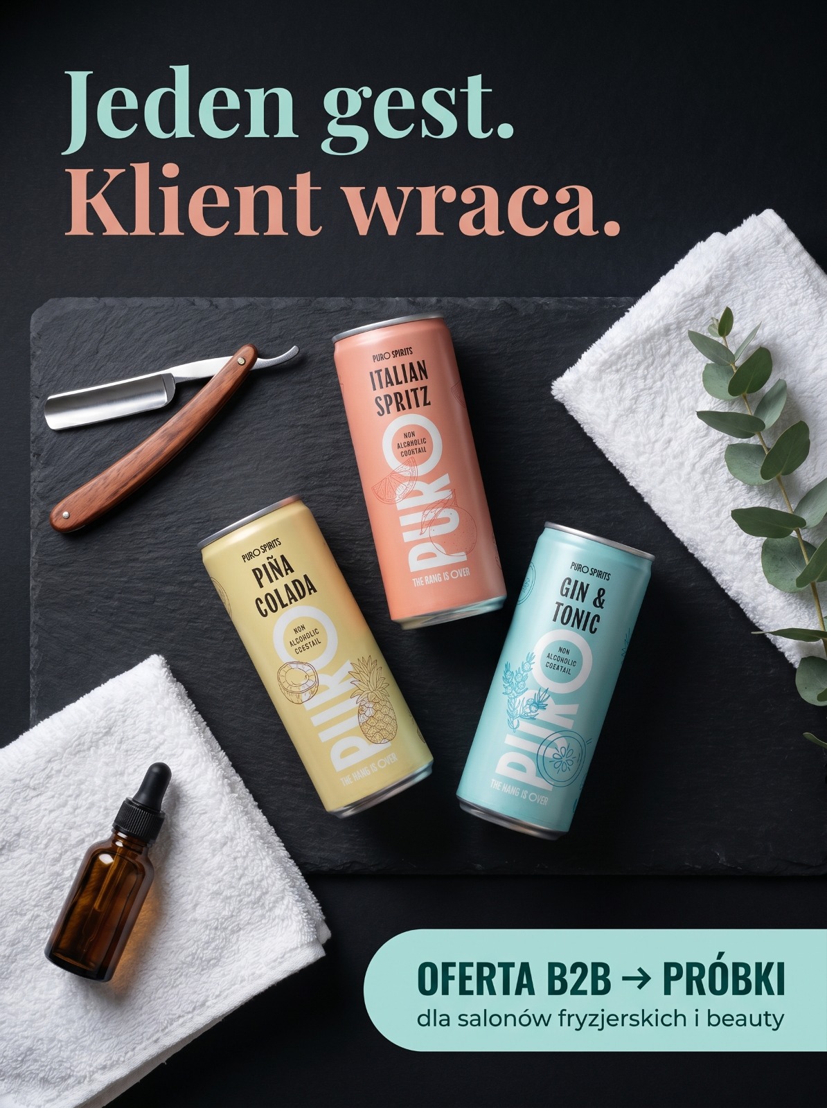 PURO Spirits Non-Alcoholic Drinks Facebook ad