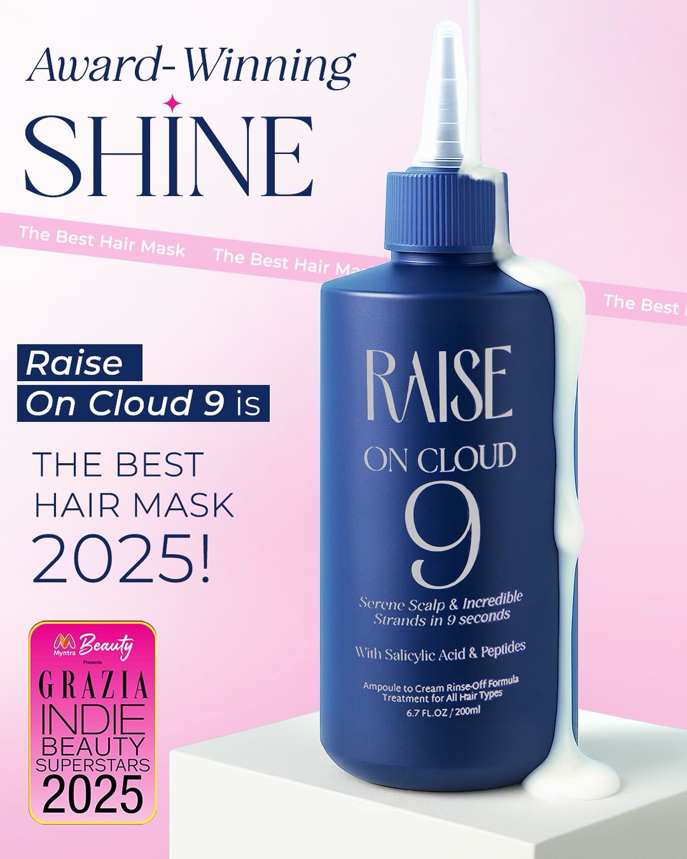 Raise Beauty India Facebook ad: We made it to the toppers list!