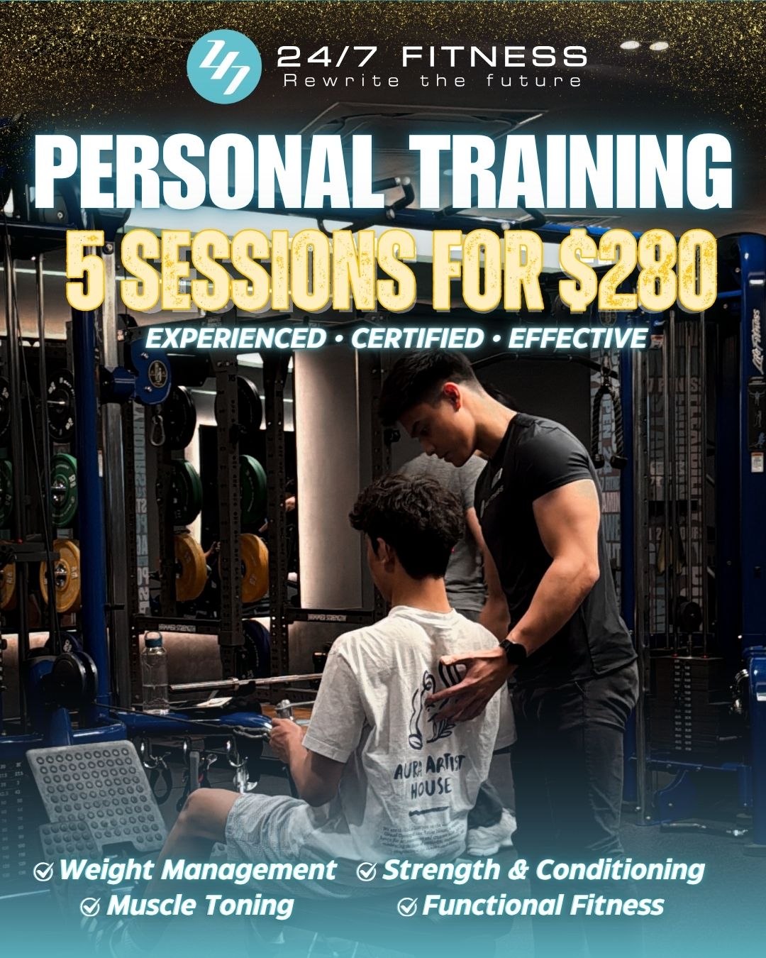 24/7 Fitness Singapore Facebook ad