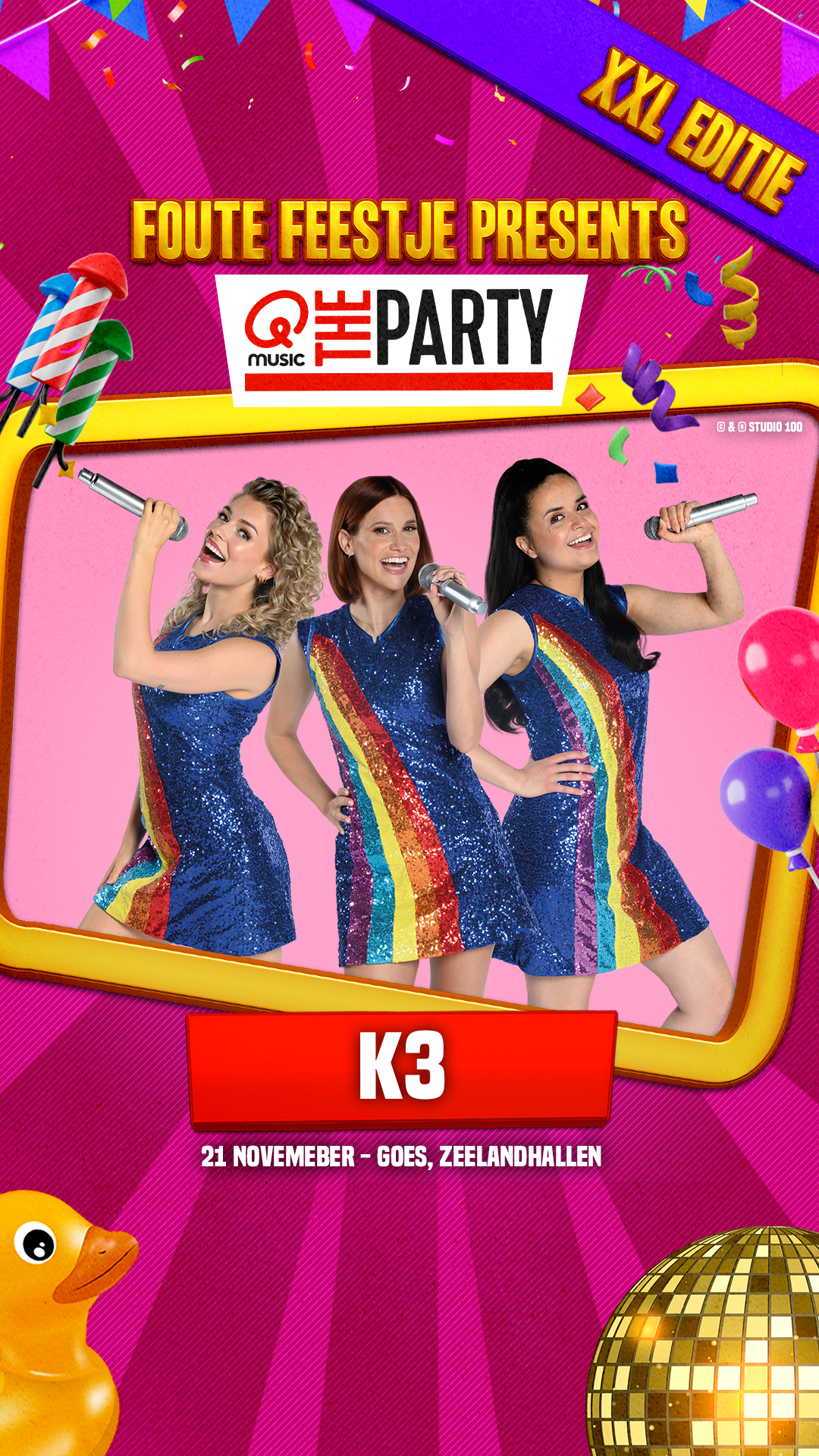Foute Feestje Facebook ad from Aug 3, 2026