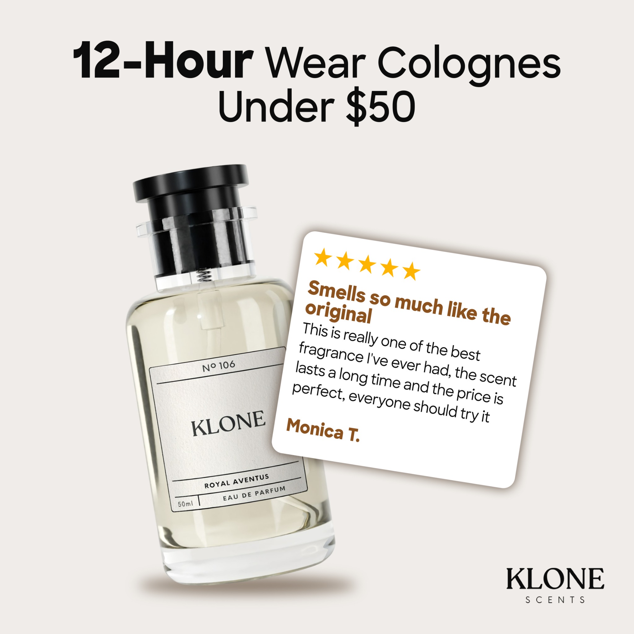 Klone Scents Facebook ad