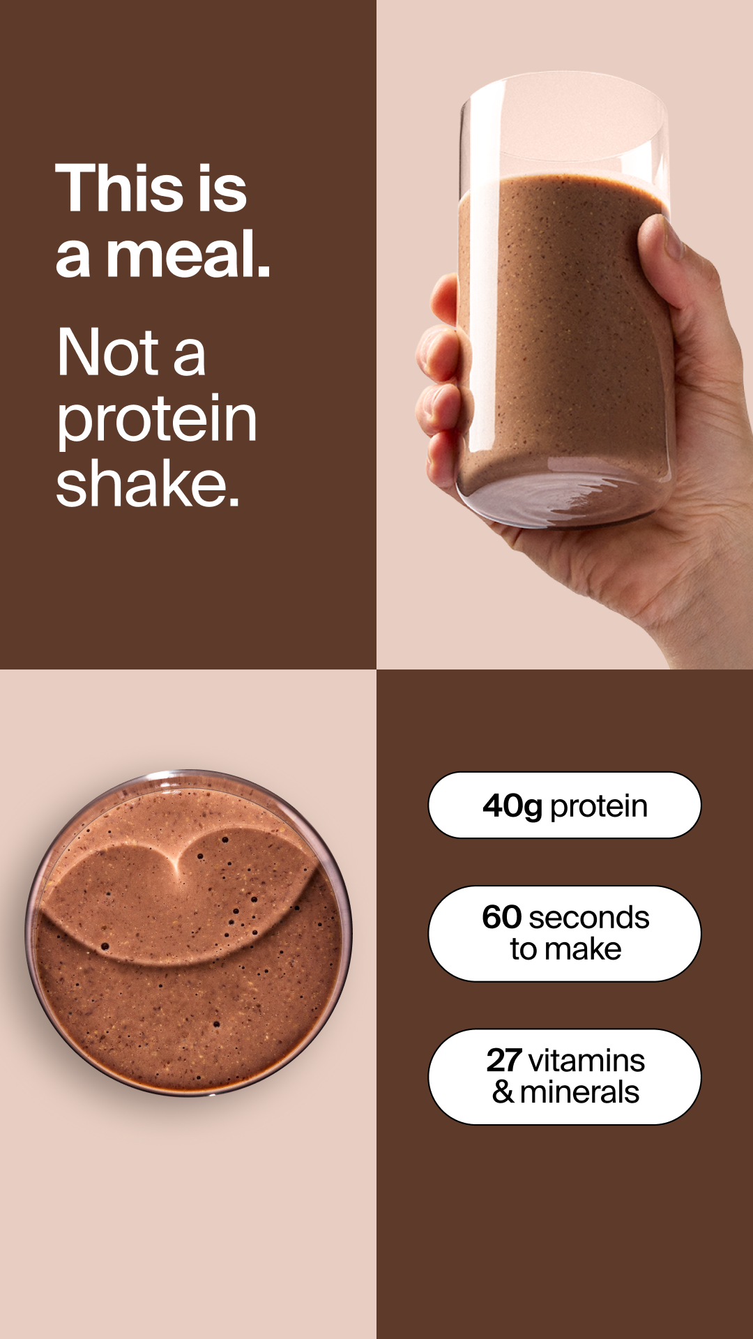 Huel Facebook ad