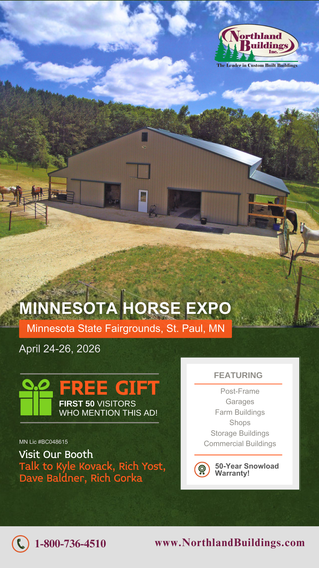 Northland Buildings, Inc. Facebook ad