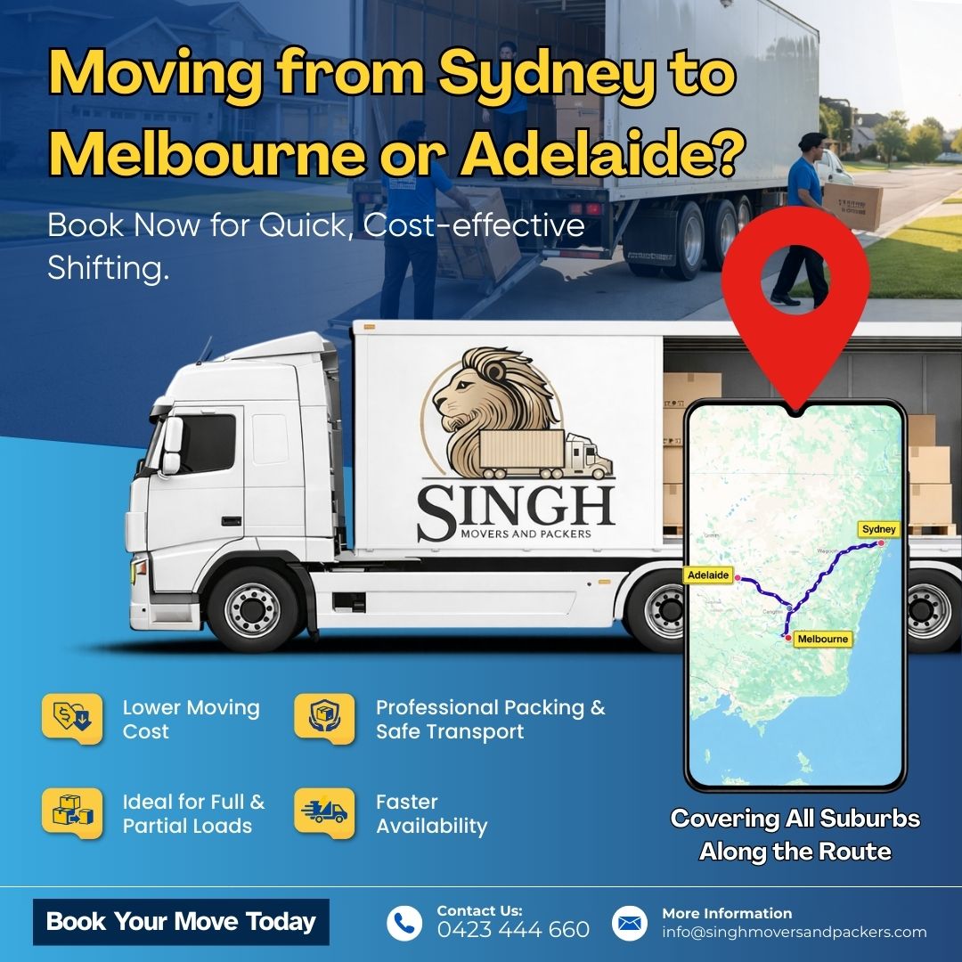 Singh Movers & Packers Facebook ad
