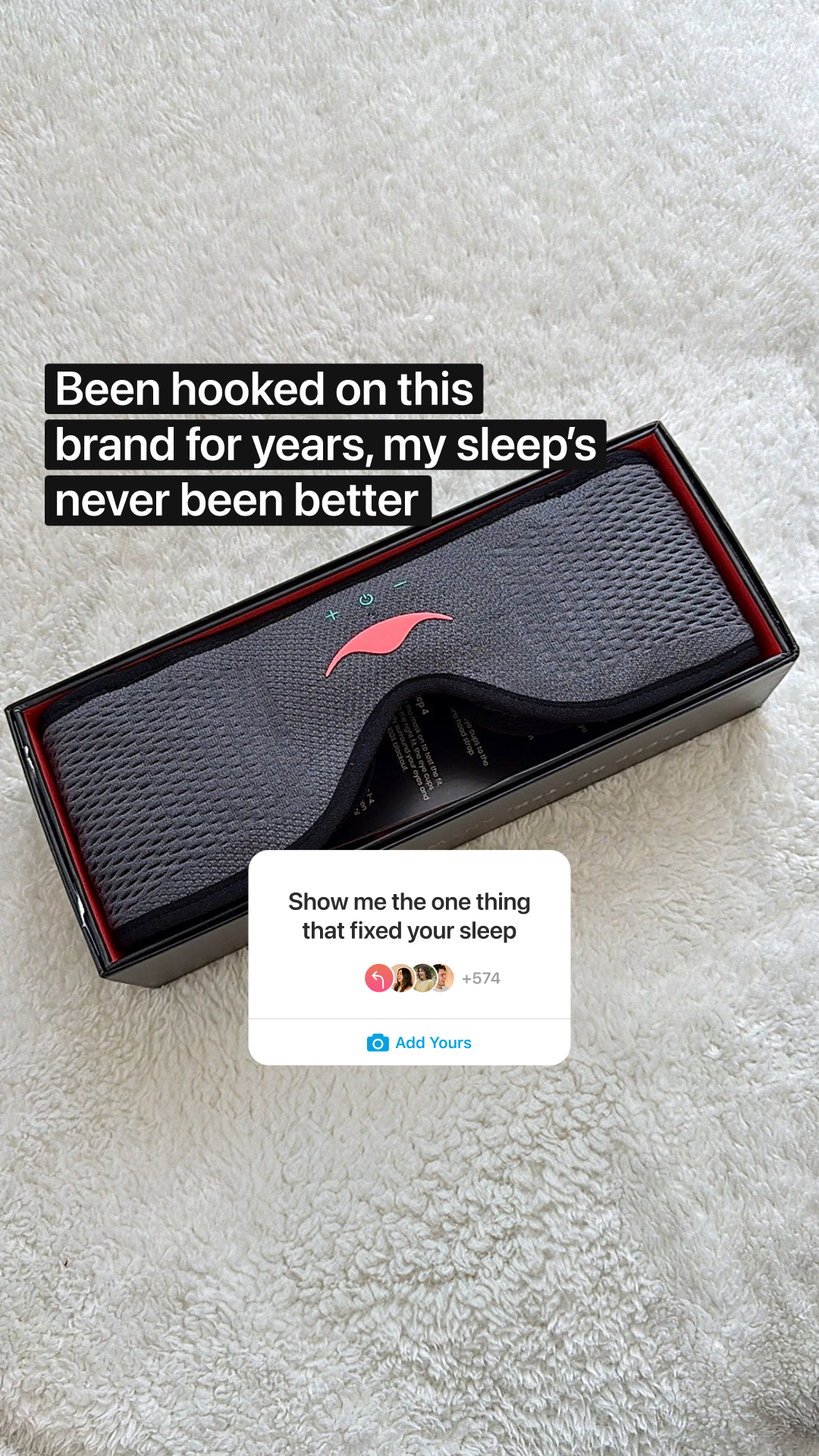 Manta Sleep Facebook ad