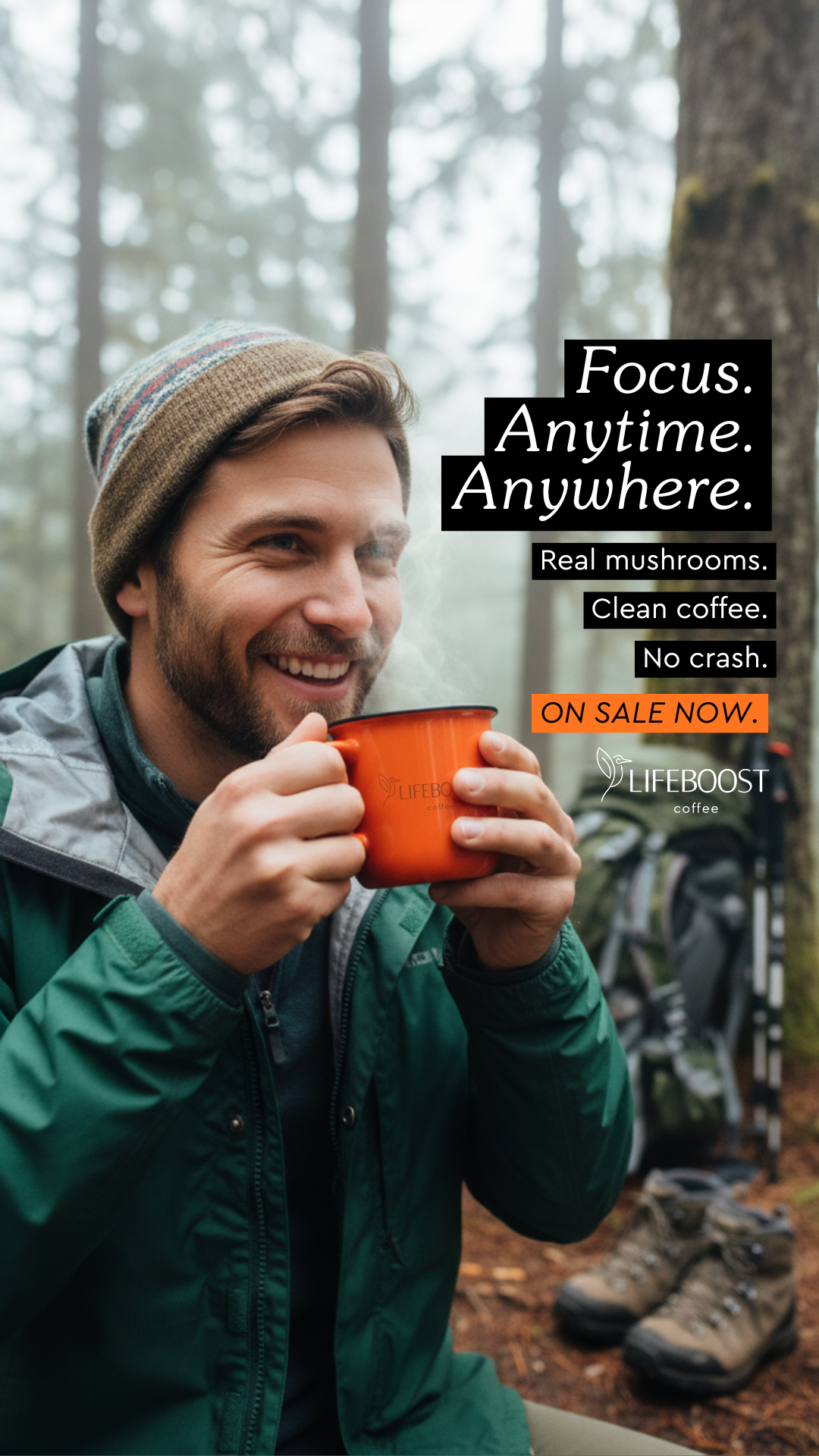 Lifeboost Coffee Facebook ad