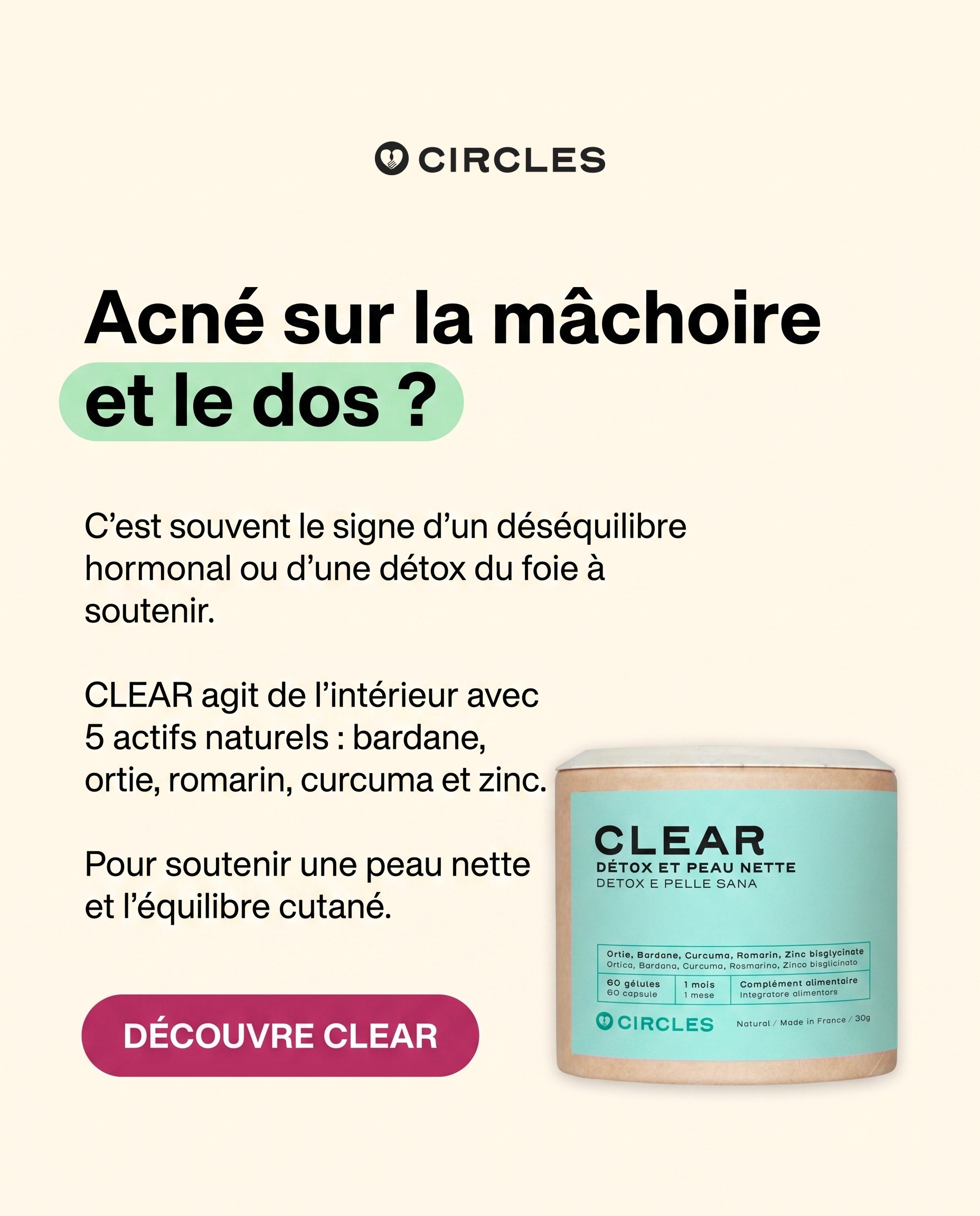 Circles Facebook ad