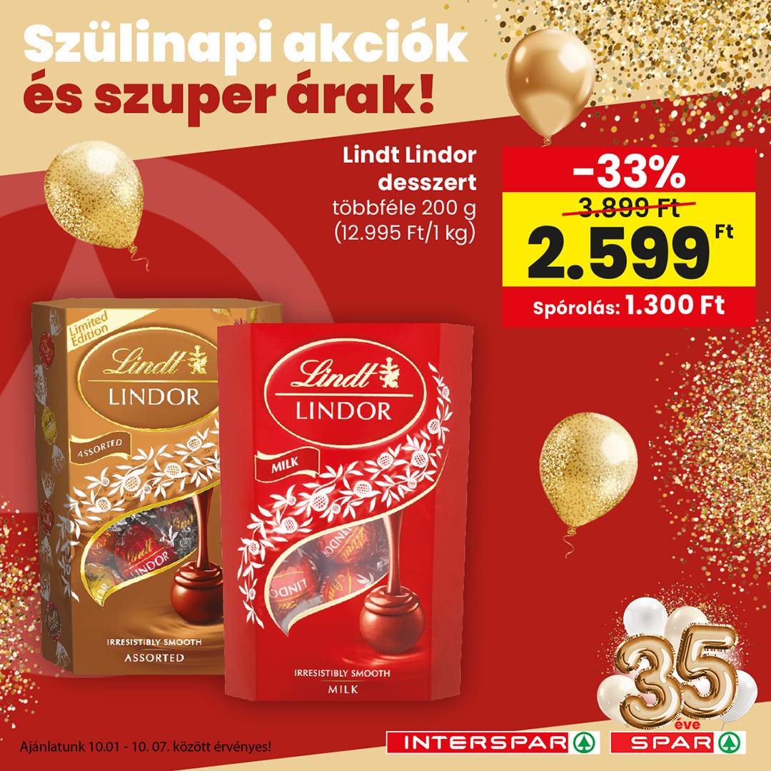 SPAR Magyarország Facebook ad: Egy kis luxus minden napra