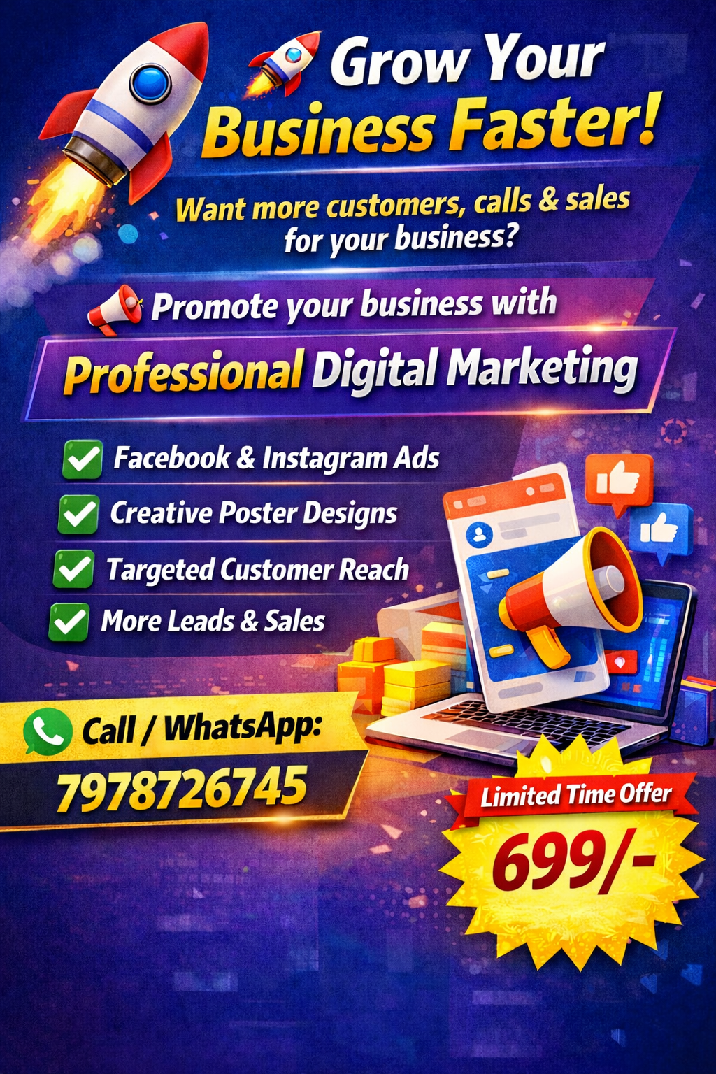 Digital Businesss Facebook ad: Trusted by Business Owners