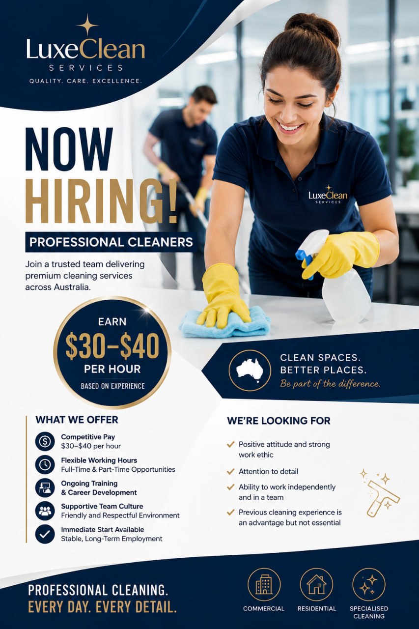 LuxeClean Services Facebook ad