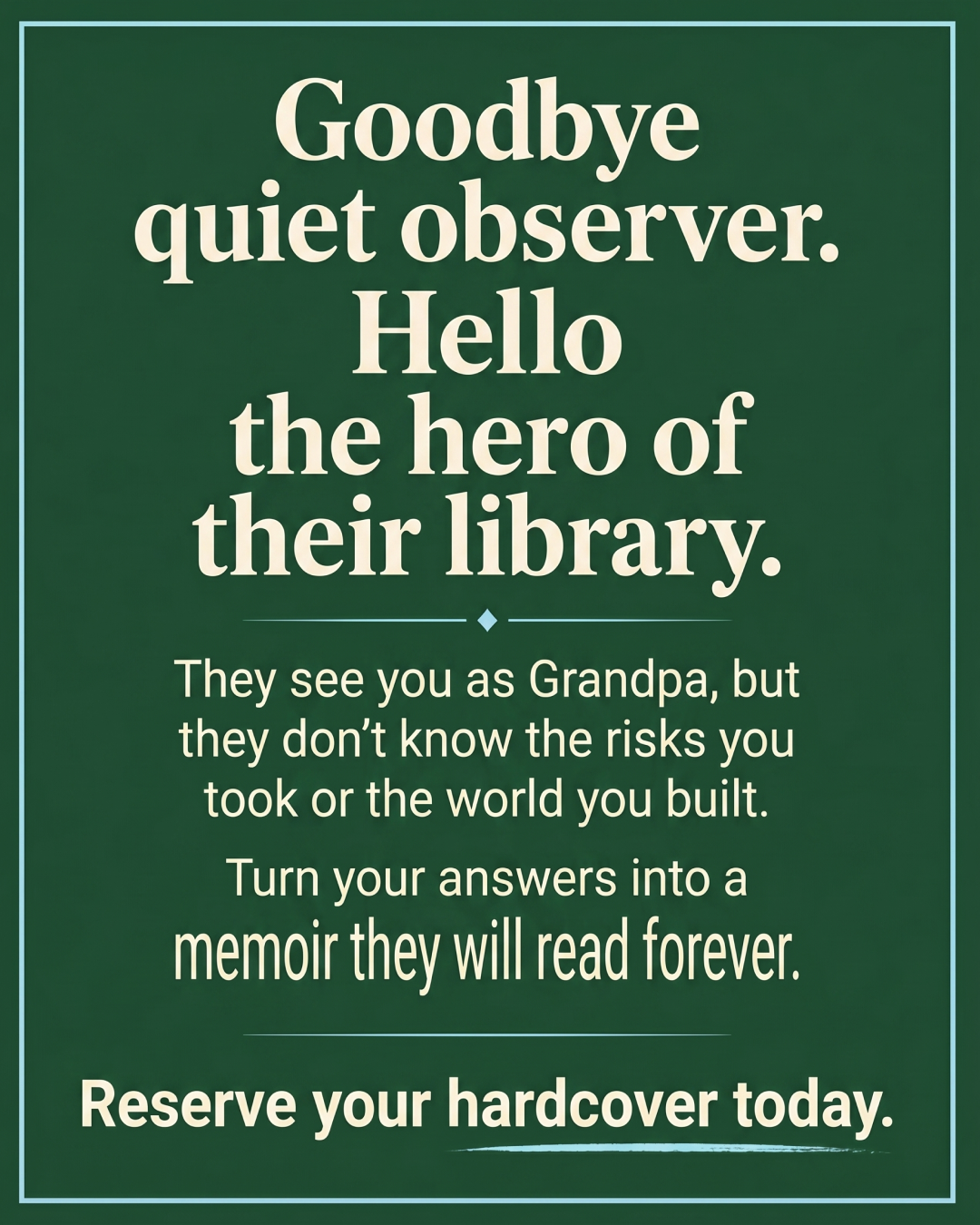 Memowrite Facebook ad