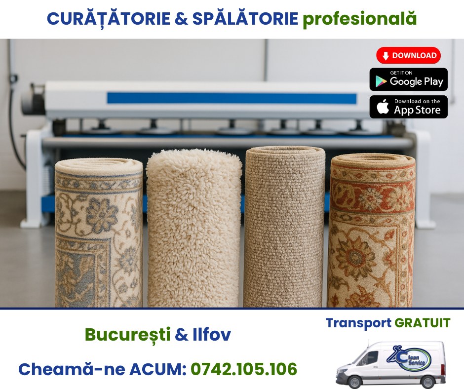 Clean Spot Service Facebook ad: La Clean Spot Service, covoarele tale primesc tratamentul…