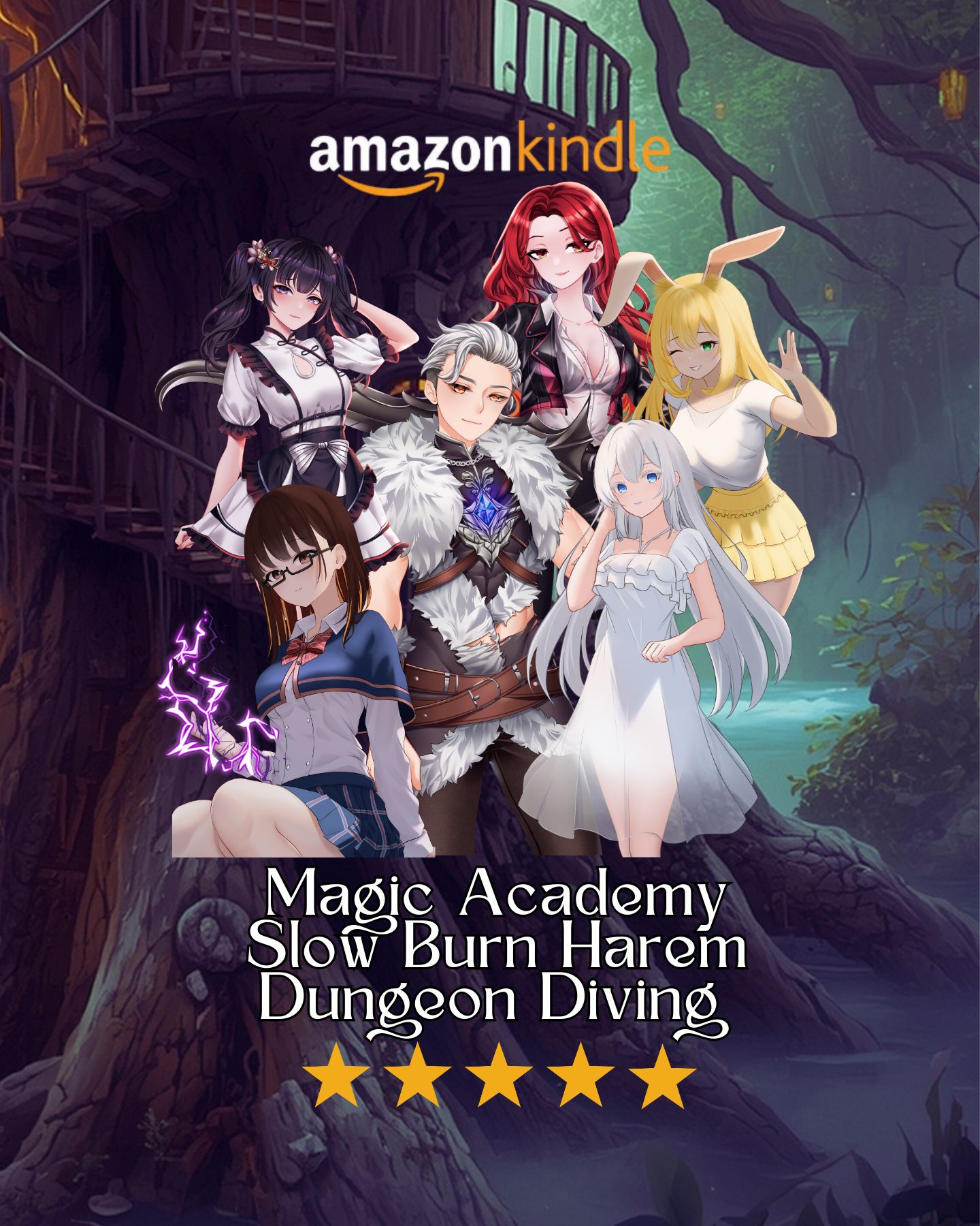 Atucim Sanumar Facebook ad: Magic Dungeon Academy: Isekai Harem Fantasy School Life…