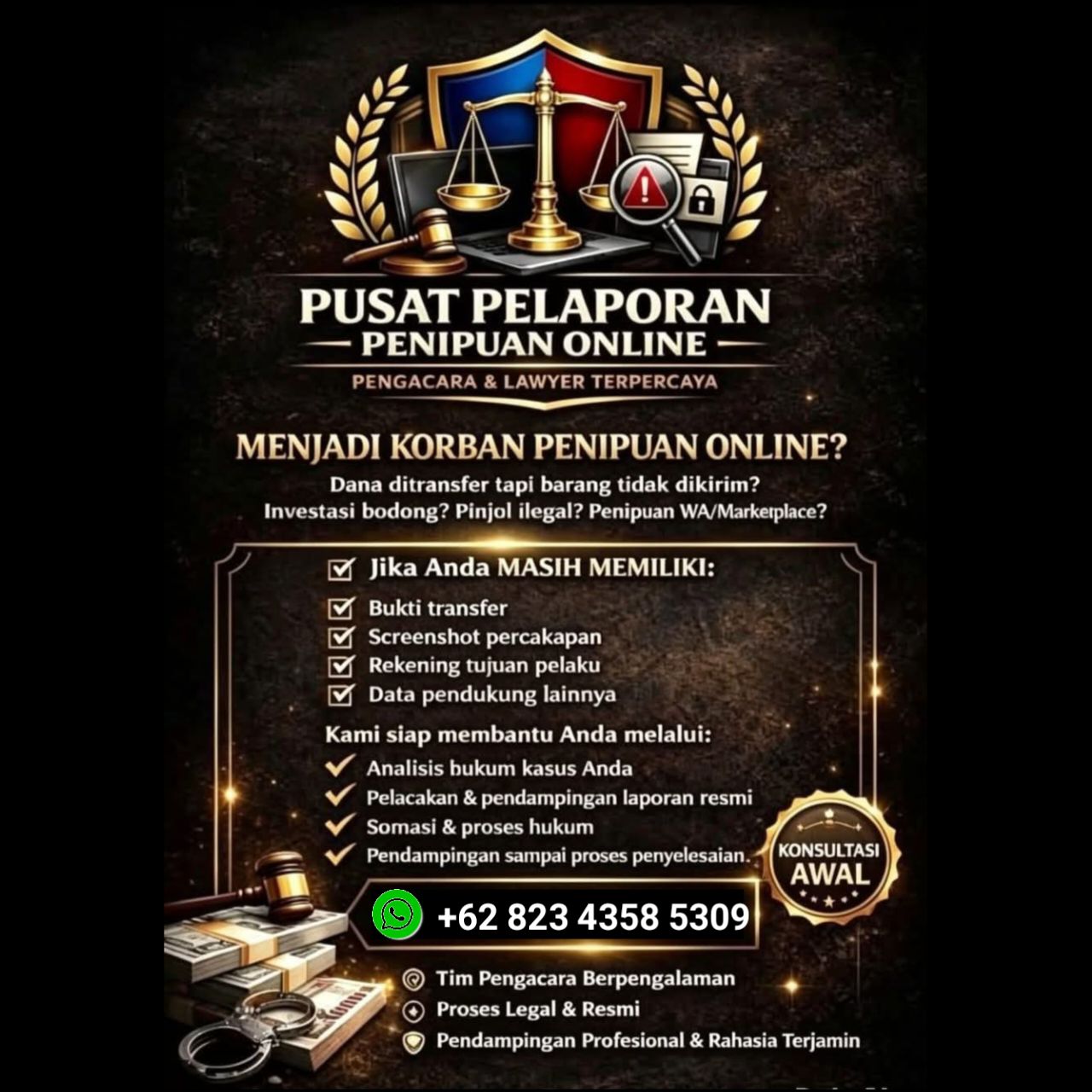 Pusat Pengaduan Dan Pelaporan Facebook ad: Kami dari (IASC) yang bertugas membantu masyarakat dalam…