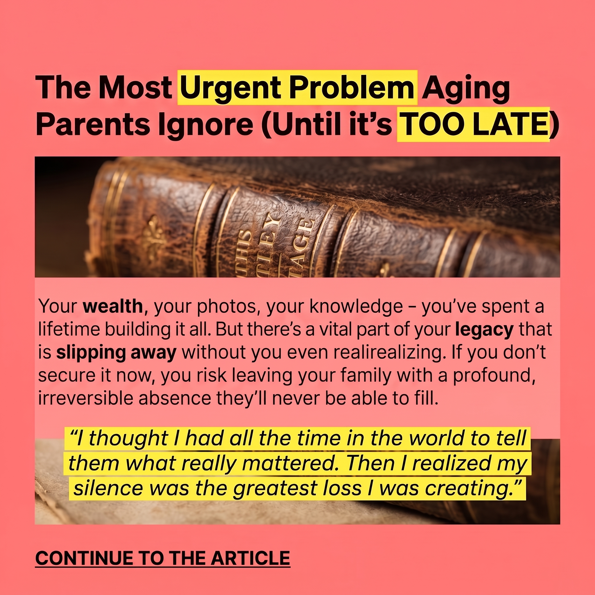 Memowrite Facebook ad