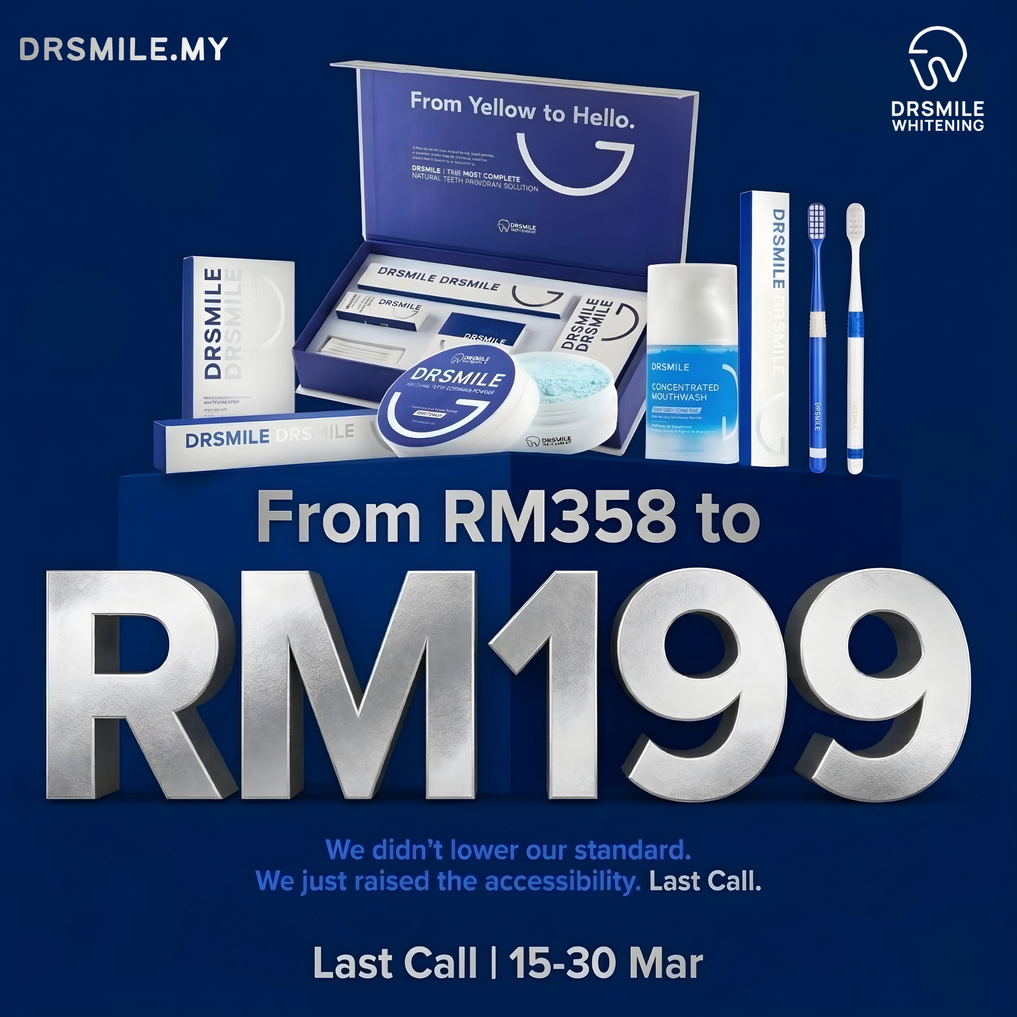 Dr Smile Whitening Solution Facebook ad