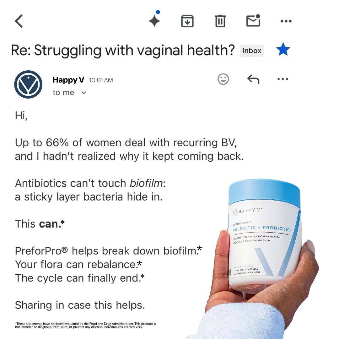 Happy V Facebook ad