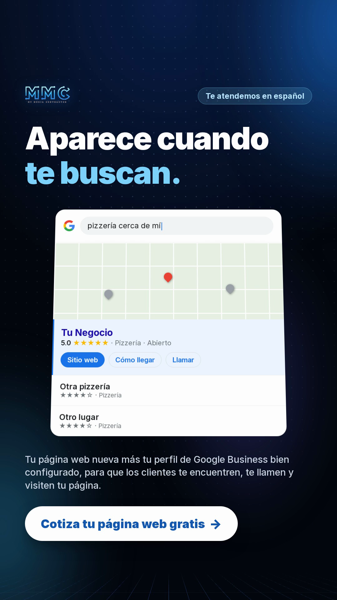My Media Contractor Facebook ad: Que te encuentren los que buscan