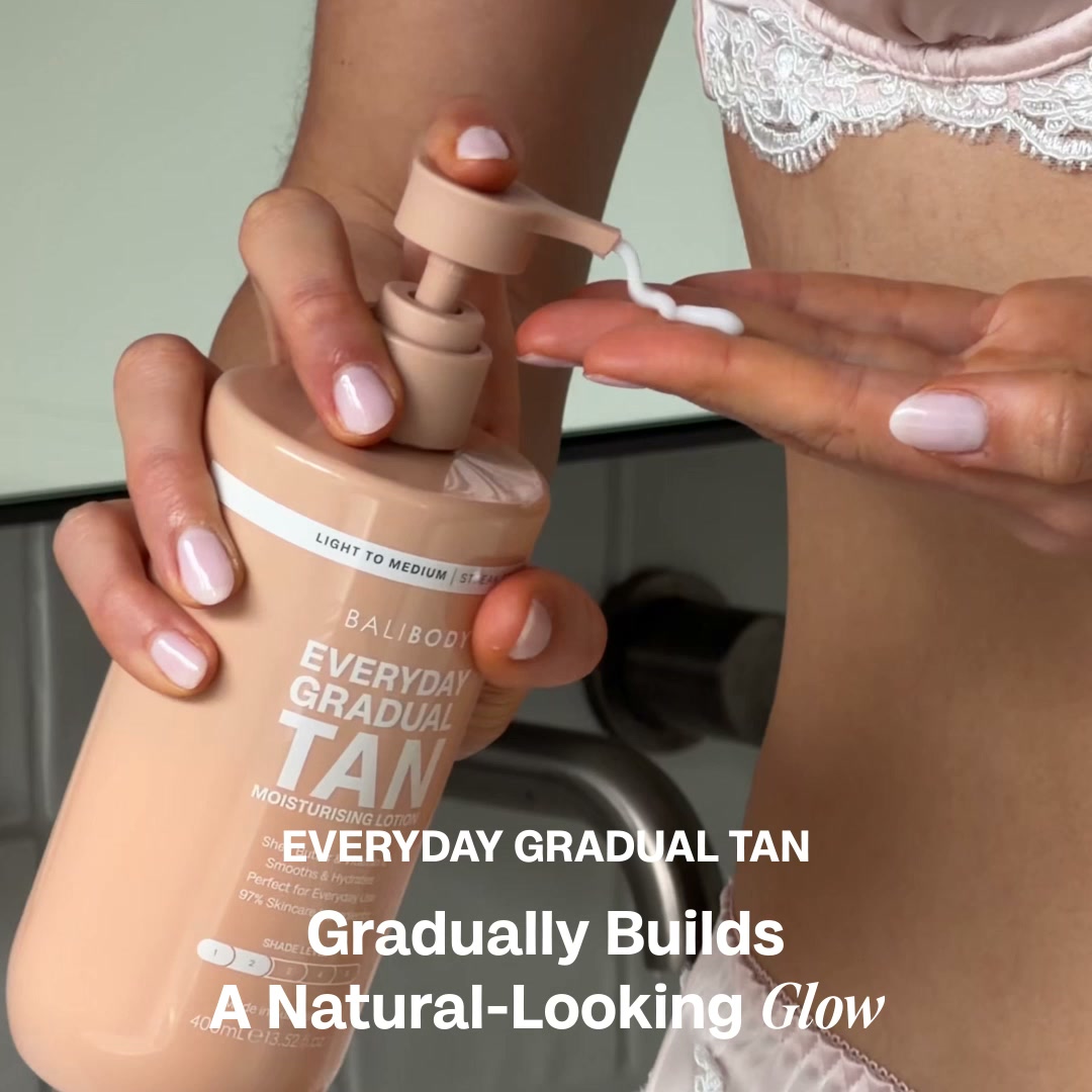 Bali Body Facebook ad: Your Most Effortless Glow Yet