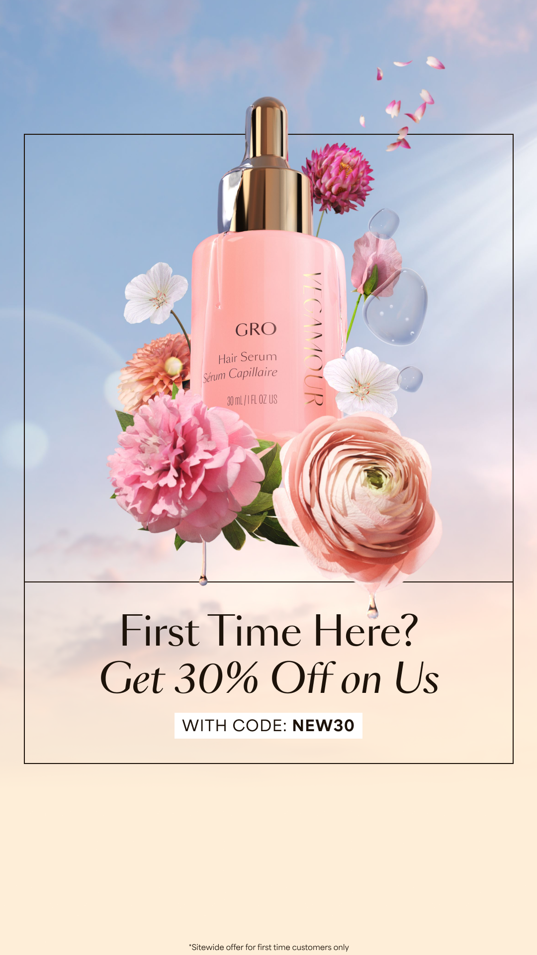 Vegamour Facebook ad