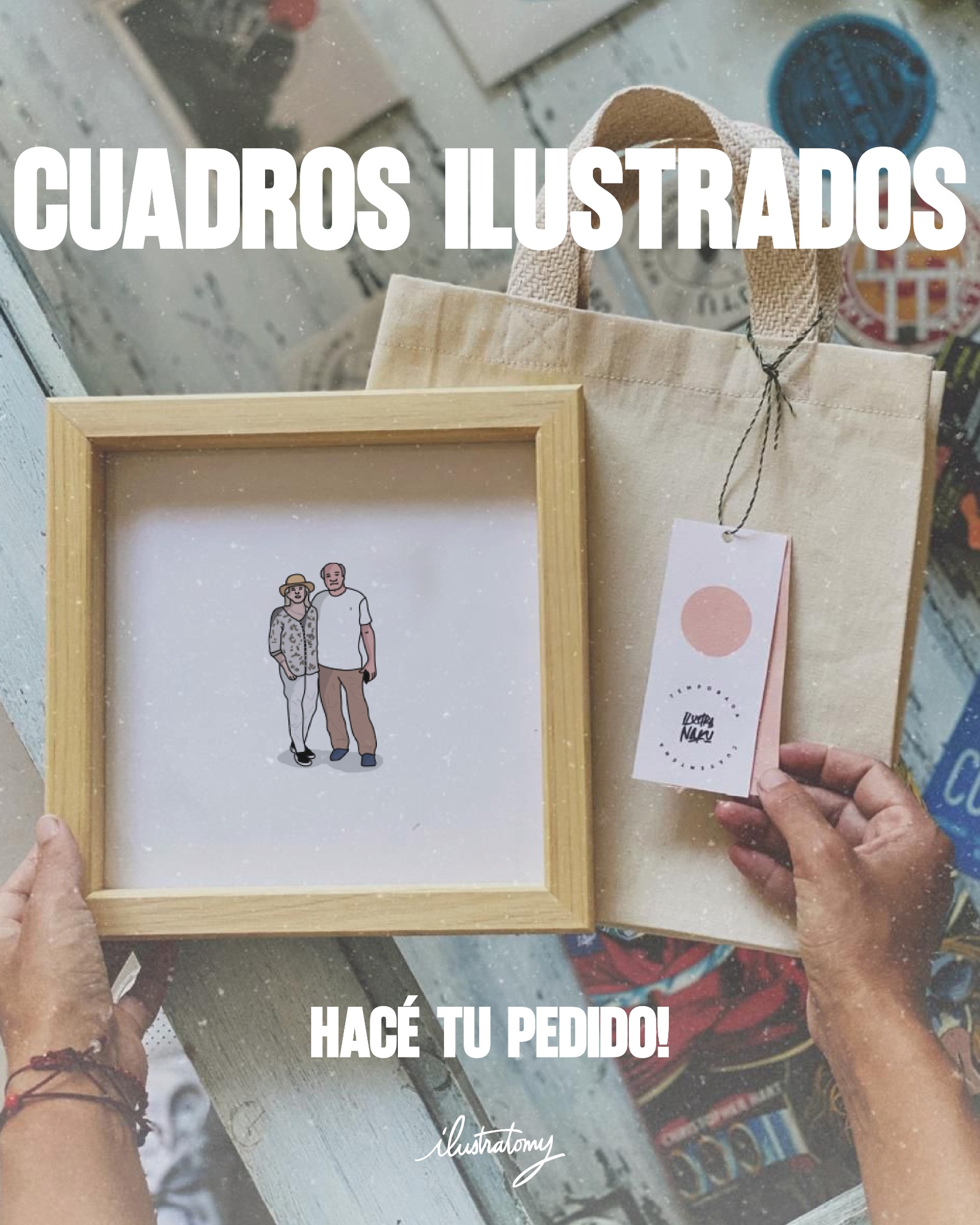 ilustranaku Facebook ad: Transformá tu espacio con ilustraciones que destacan