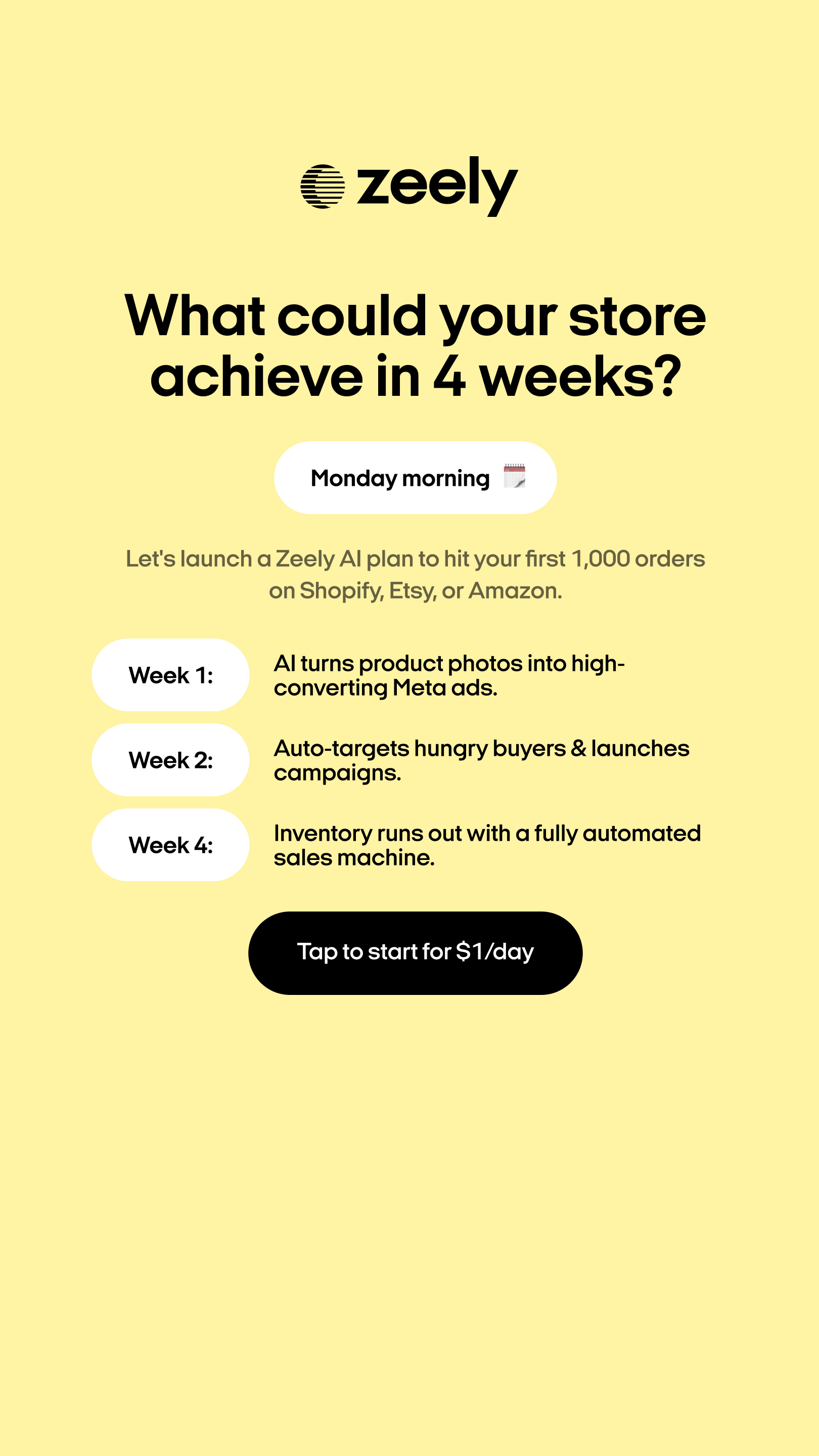 Zeely Facebook ad