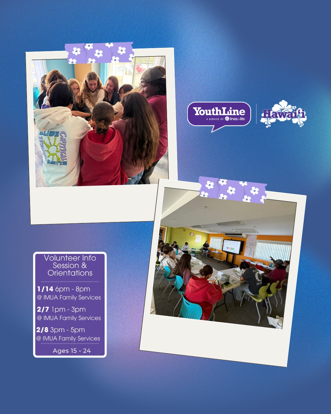 YouthLine Facebook ad