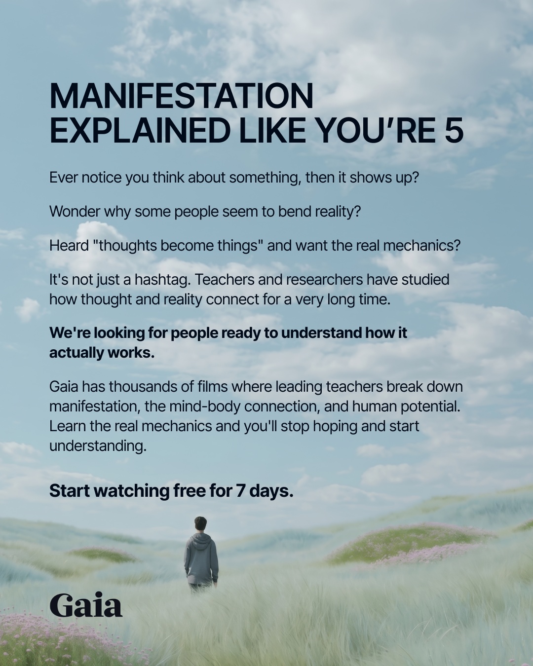 Gaia Facebook ad