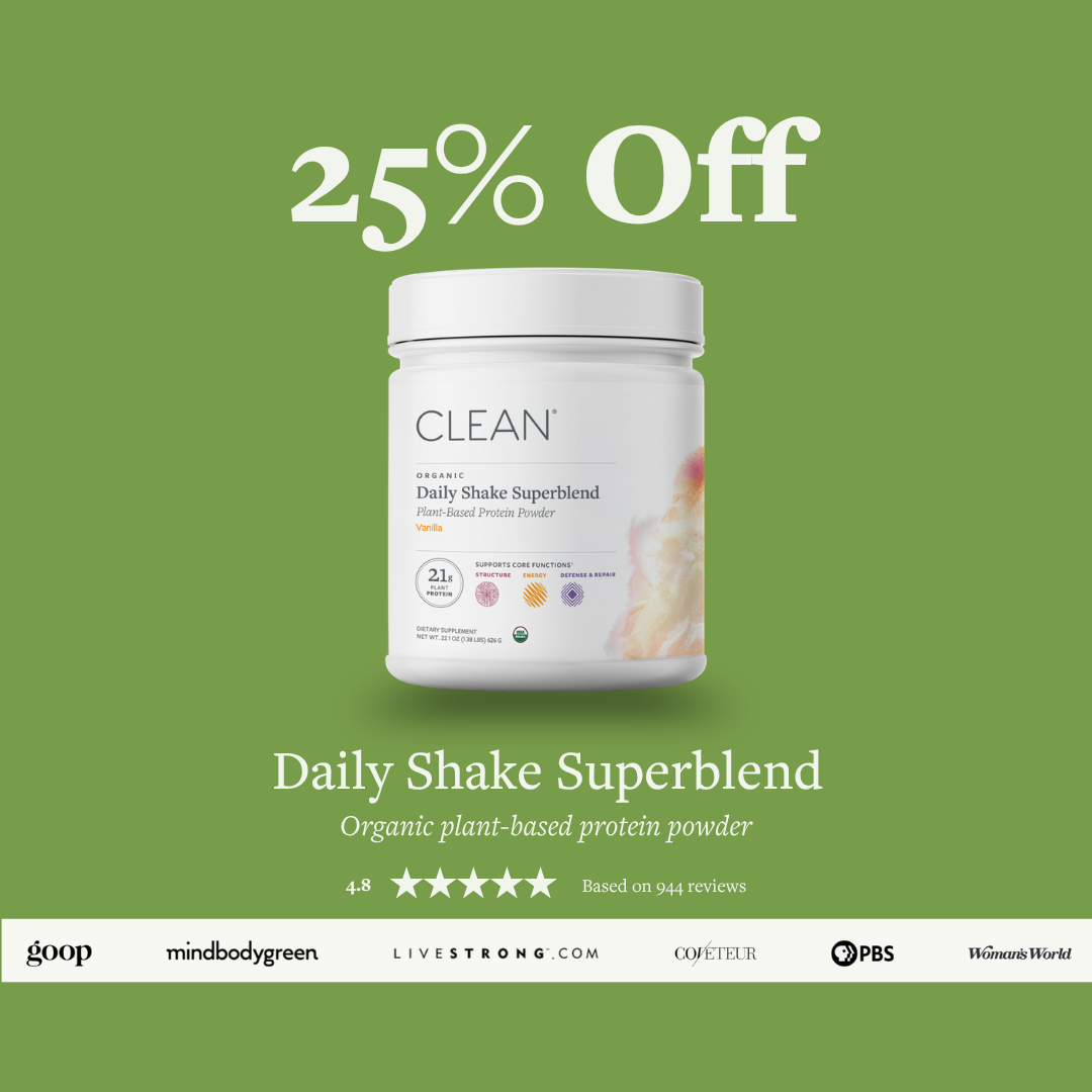 Clean Program Facebook ad: Everyday Nutrition, 25% Off.