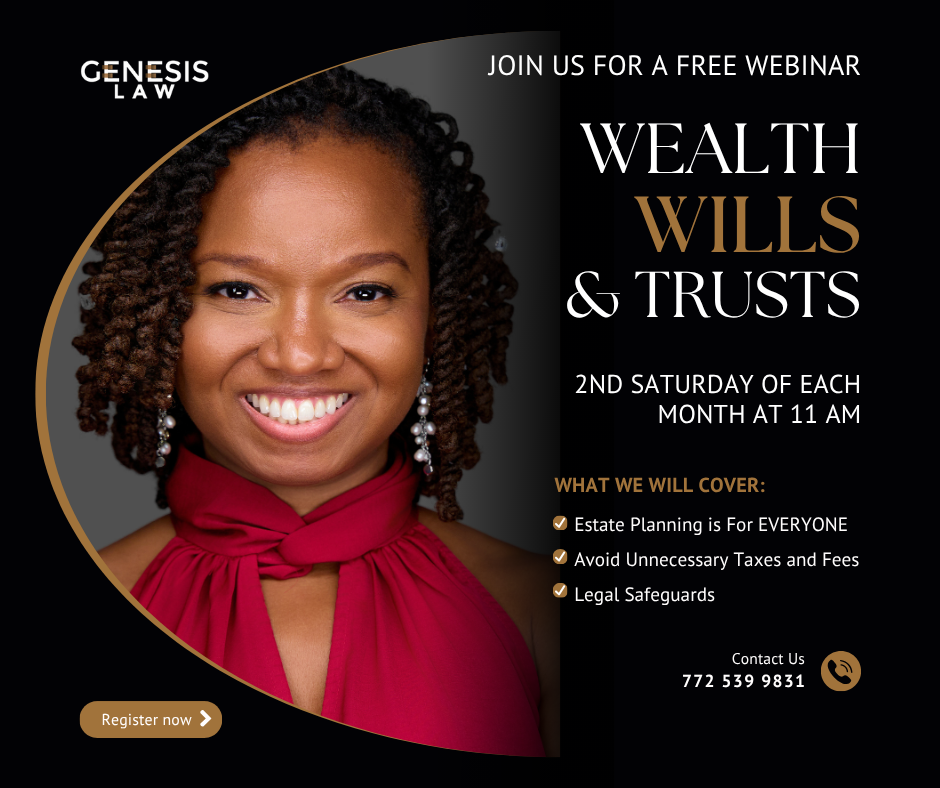 Alecia C. Daniel, Estate Planning and Probate Attorney Facebook ad from Sep 25, 2025