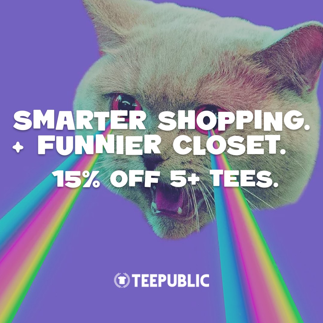TeePublic.com Facebook ad