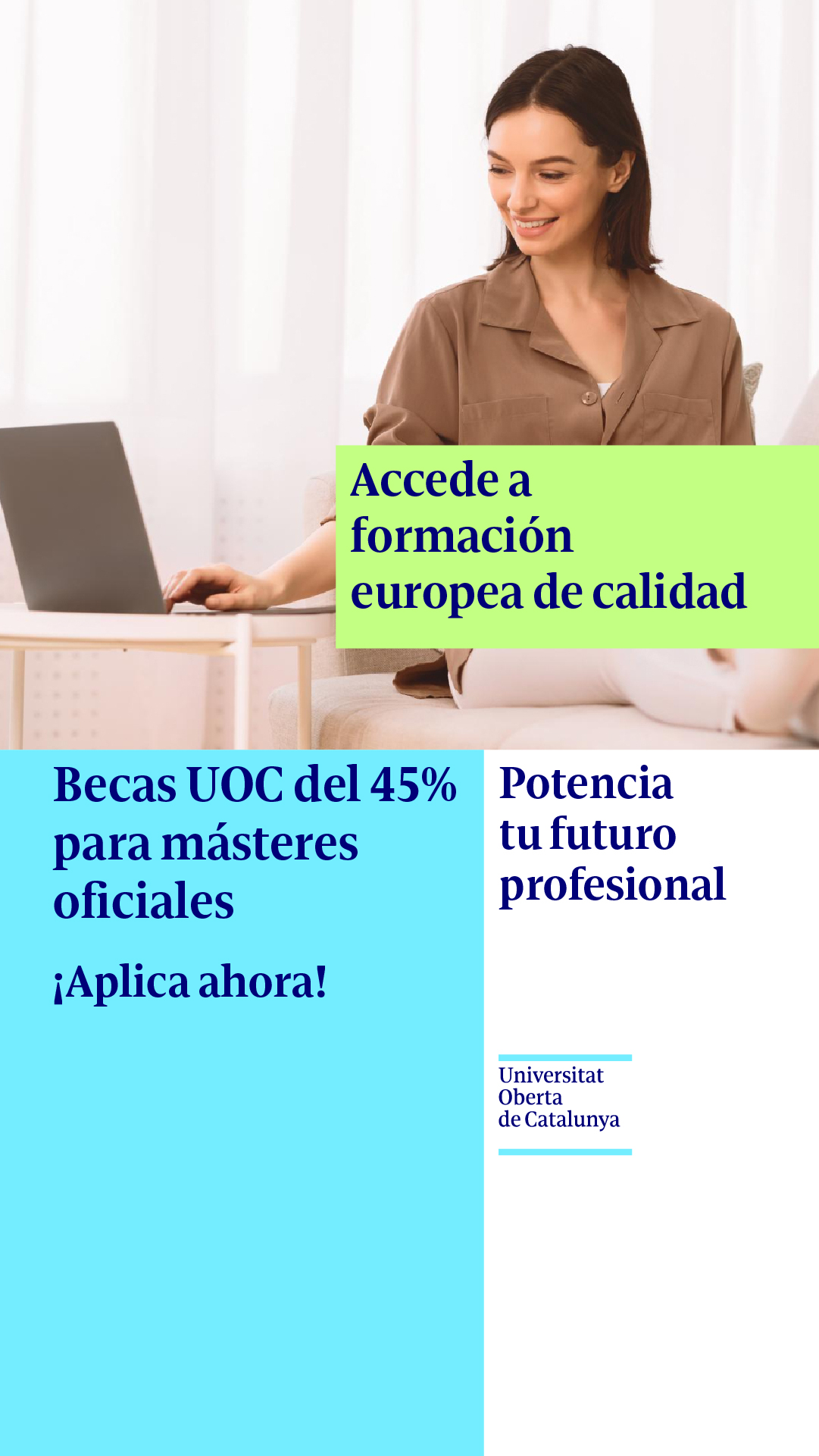 Universitat Oberta de Catalunya (UOC) Facebook ad