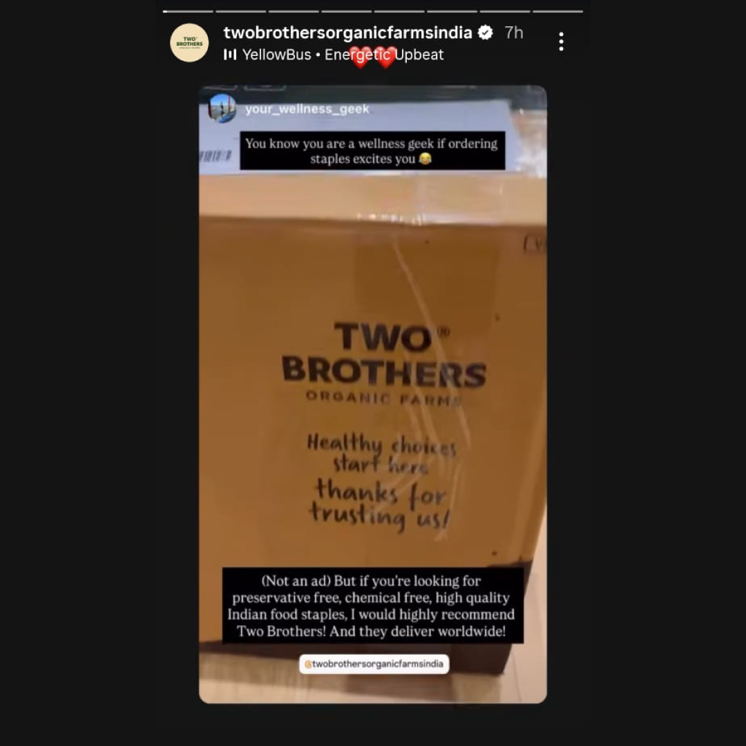 Two Brothers Organic Farms Facebook ad