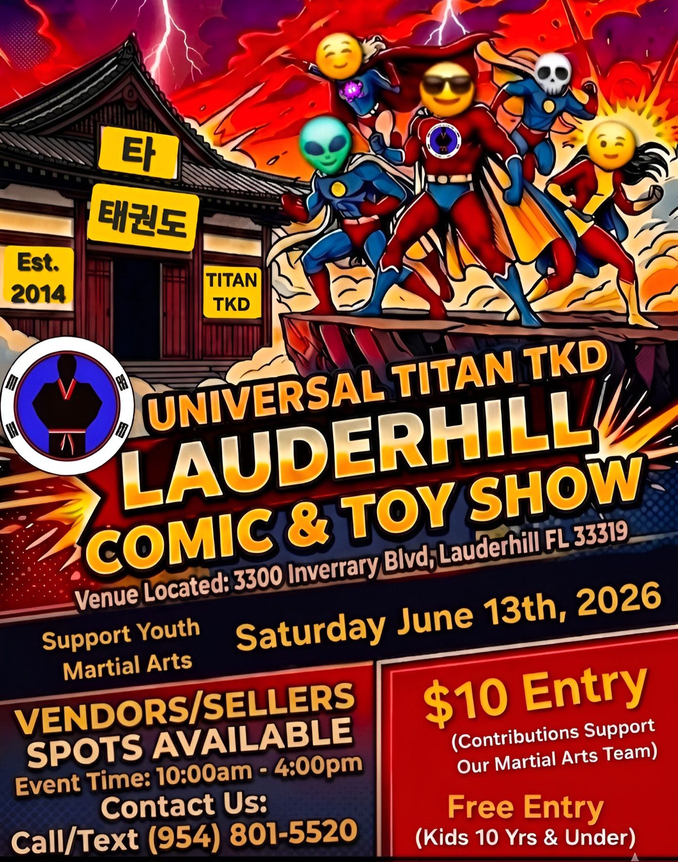 Universal Titan Taekwondo Facebook ad