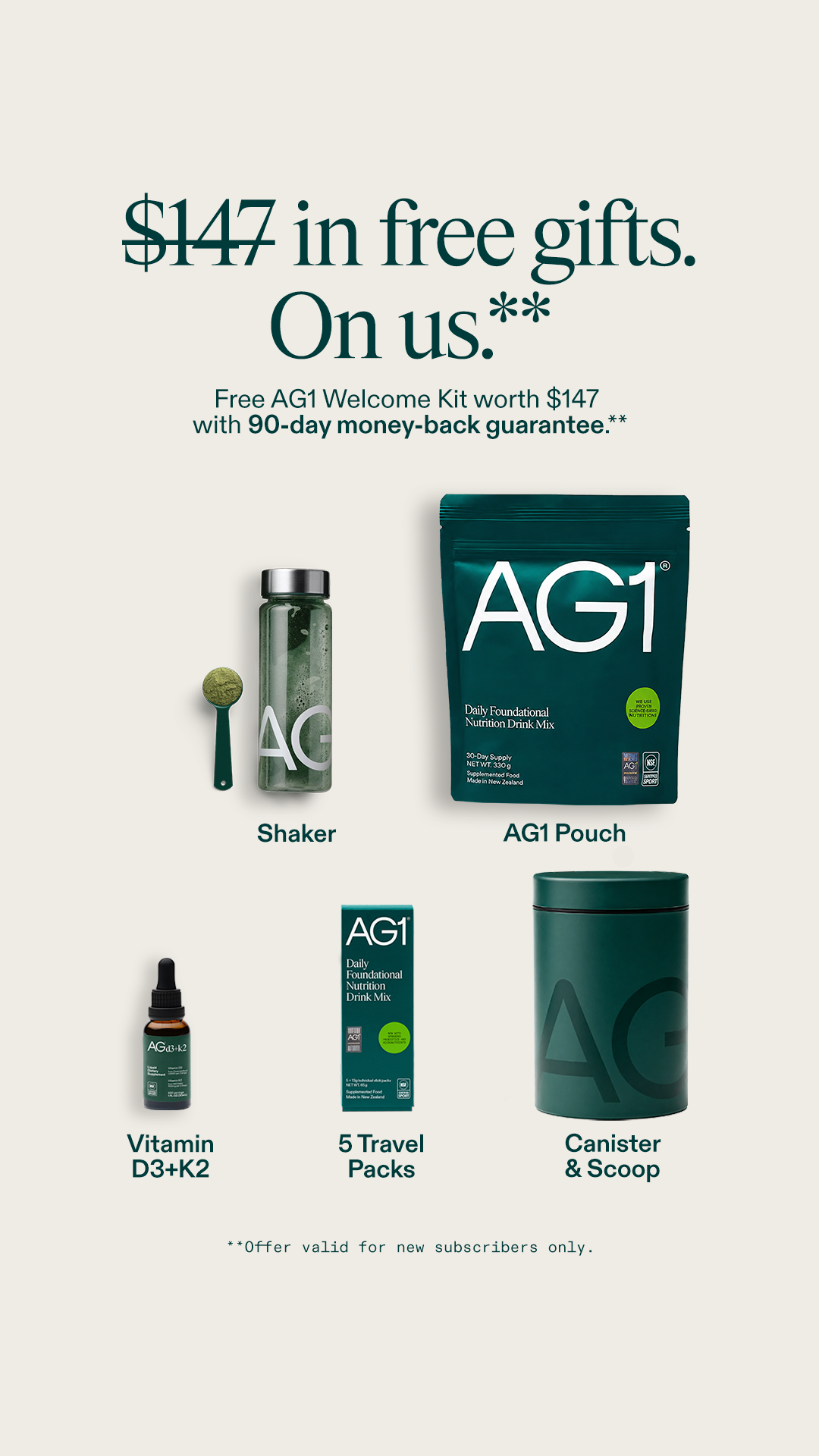 AG1 by Athletic Greens Facebook ad