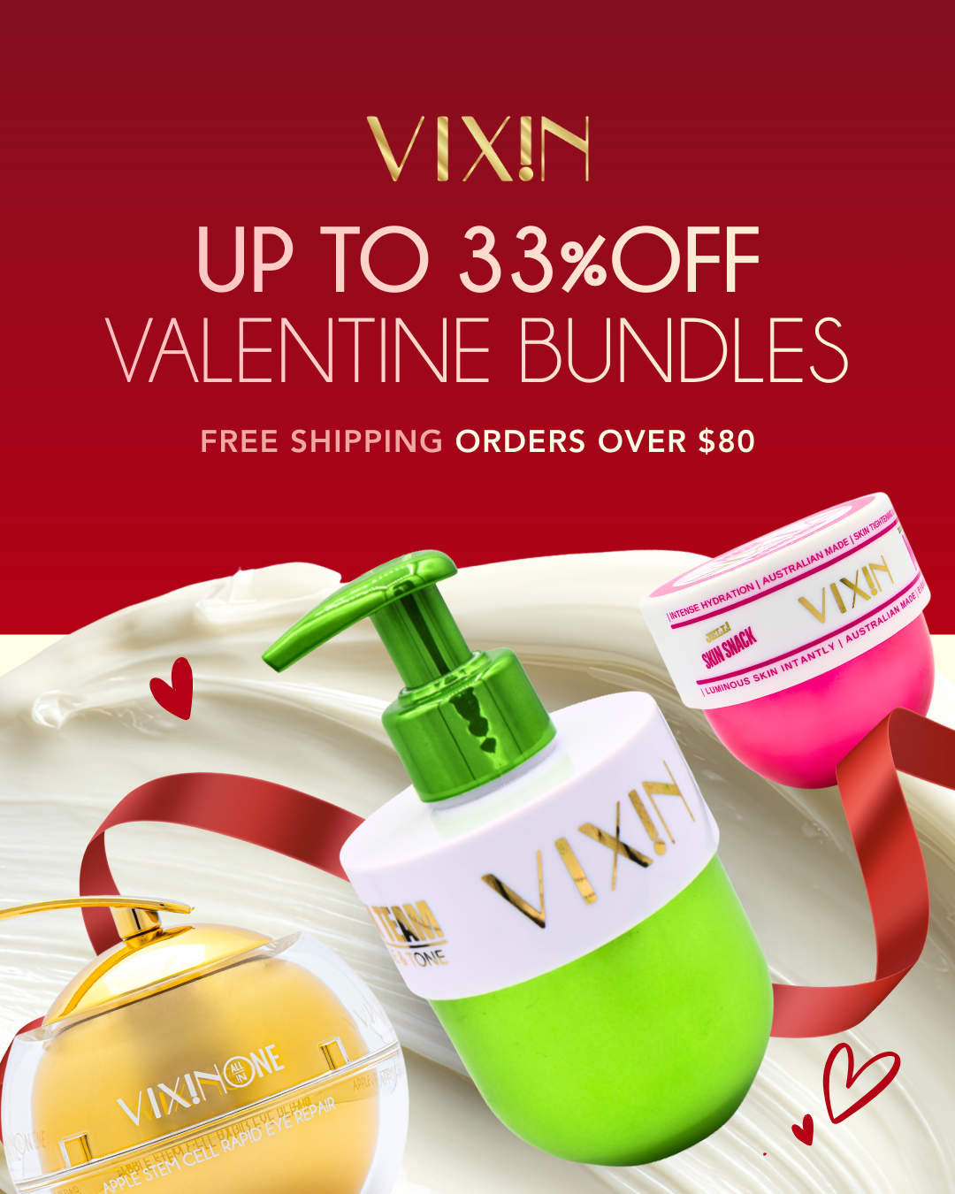 Vixin Facebook ad: Better than flowers. Guaranteed.