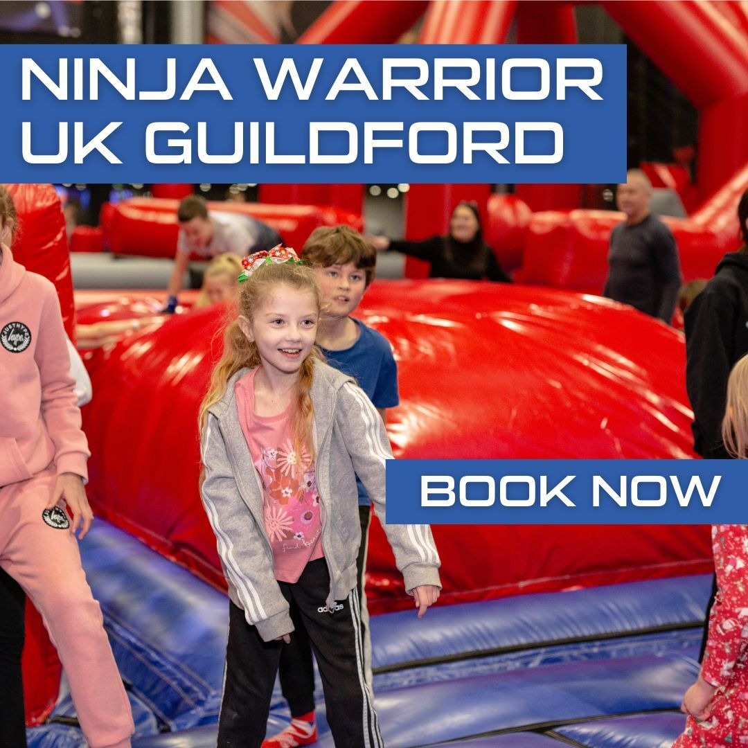Ninja Warrior UK Guildford Facebook ad: Start your Ninja journey in Guildford!