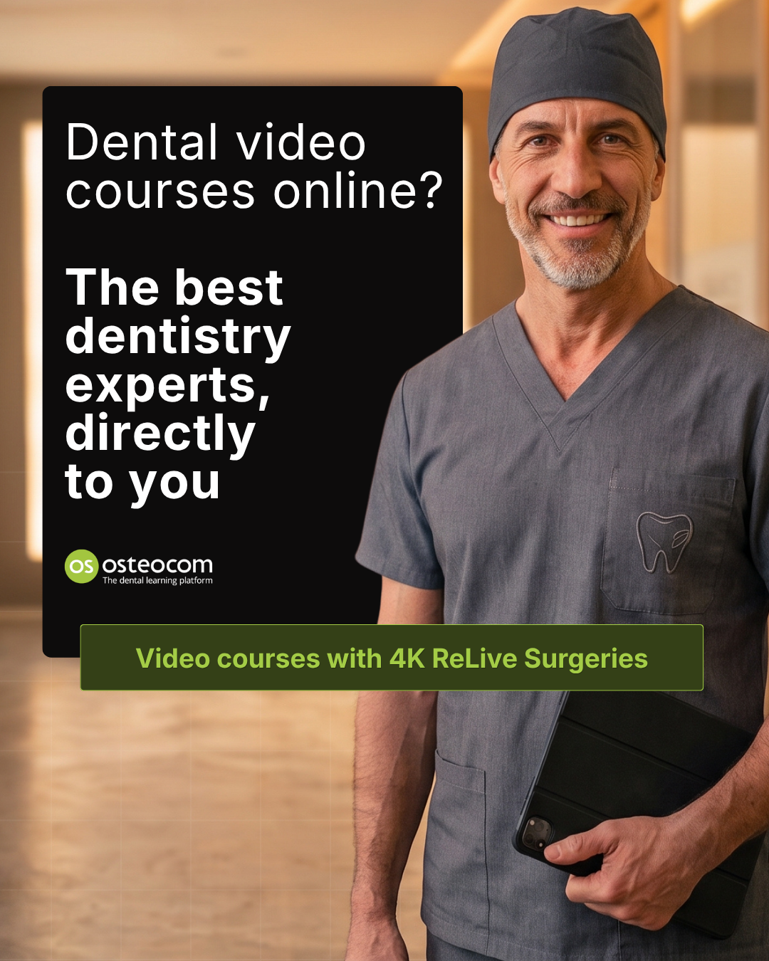 osteocom Facebook ad: La Piattaforma Leader in odontoiatria